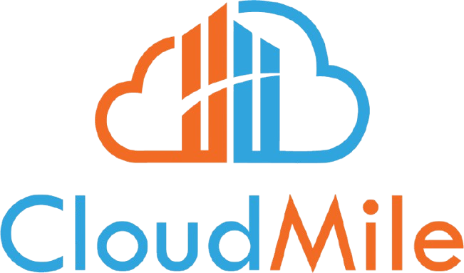 Colorful cloud-shaped logo with the text 'CloudMile' beneath it.