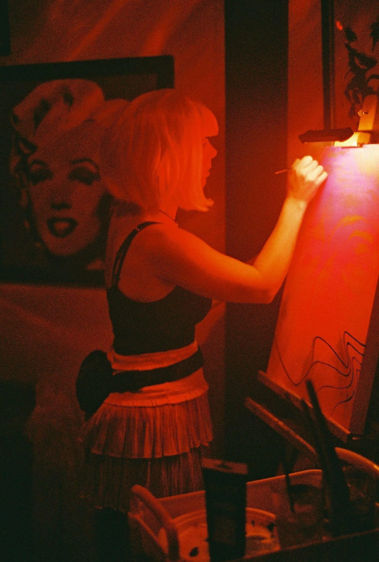 Technosaic Wig Party Live Painting February 2025