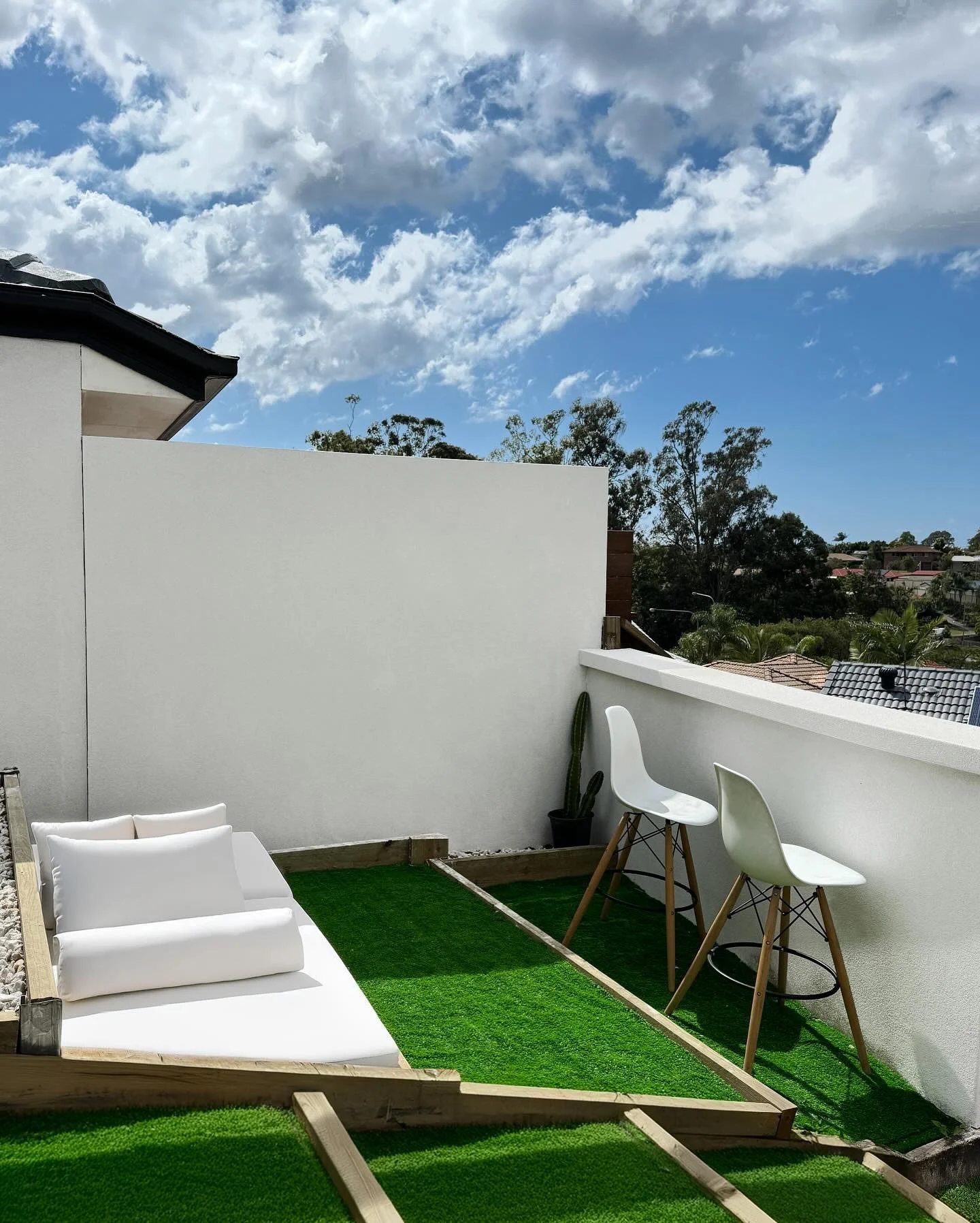 🌿✨ Transform Your Garden Oasis ✨🌿

See how our expert rendering has completely revitalised this garden corner, adding a modern, stylish finish that breathes new life into the space. With just a final coat of paint left, the transformation is alread