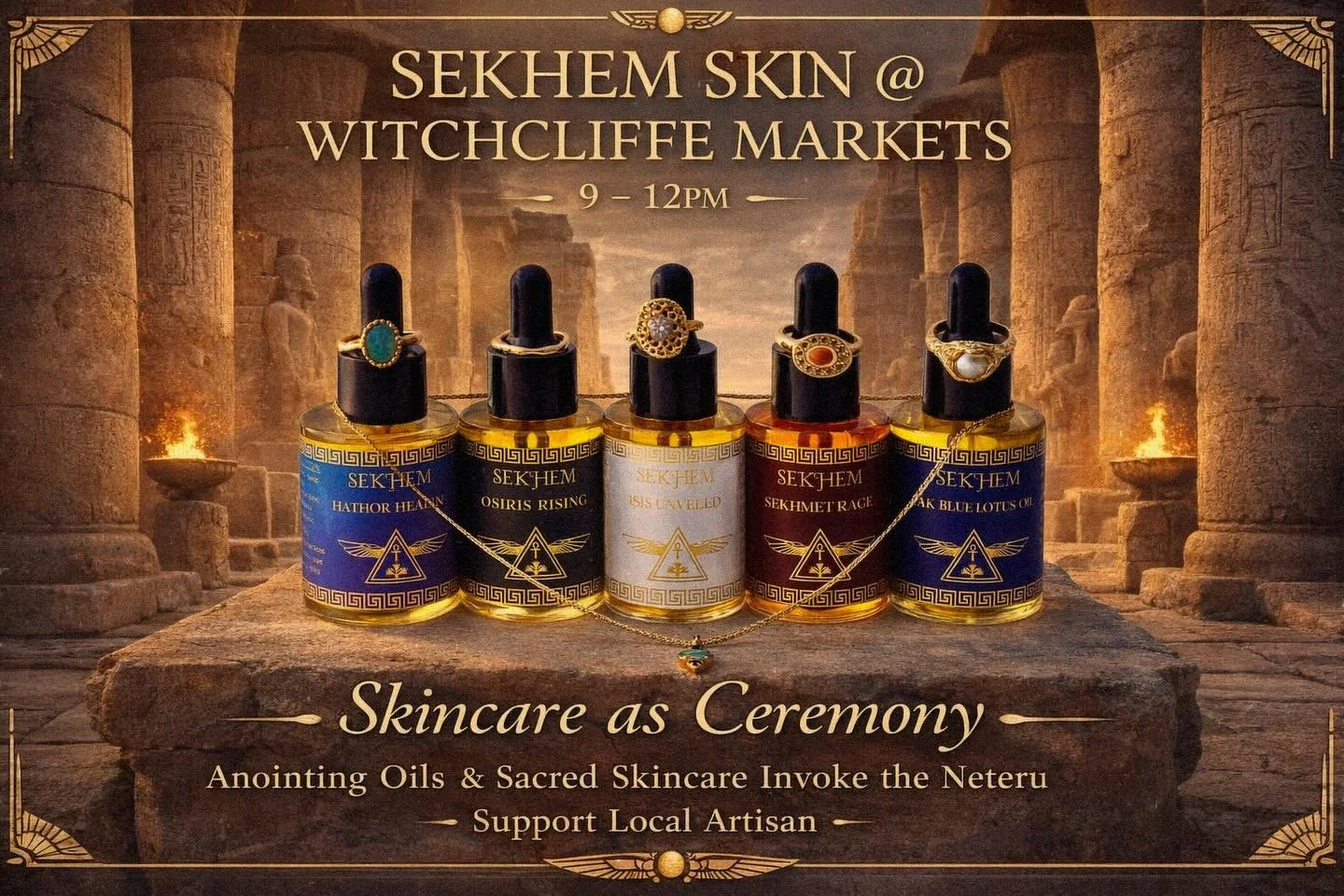 Witchcliffe Markets this Sunday ✨
9am&ndash;12pm

Come by, experience the oils, and have a conversation, your presence and connection often mean more than a sale. 🤍

In honour of Ramadan, 5% of all oil purchases during this Holy Month will be donate