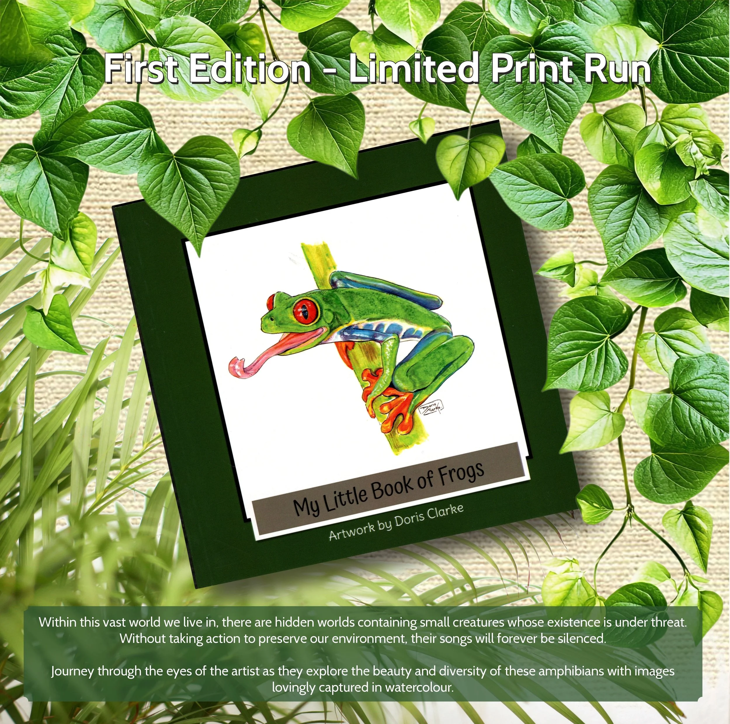 My Little Book of Frogs - Artwork by Doris Clarke