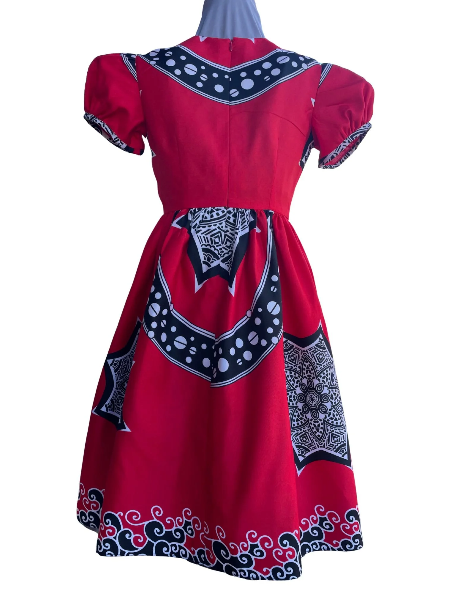 Elsa Island Boutique Photo red dress back.jpg