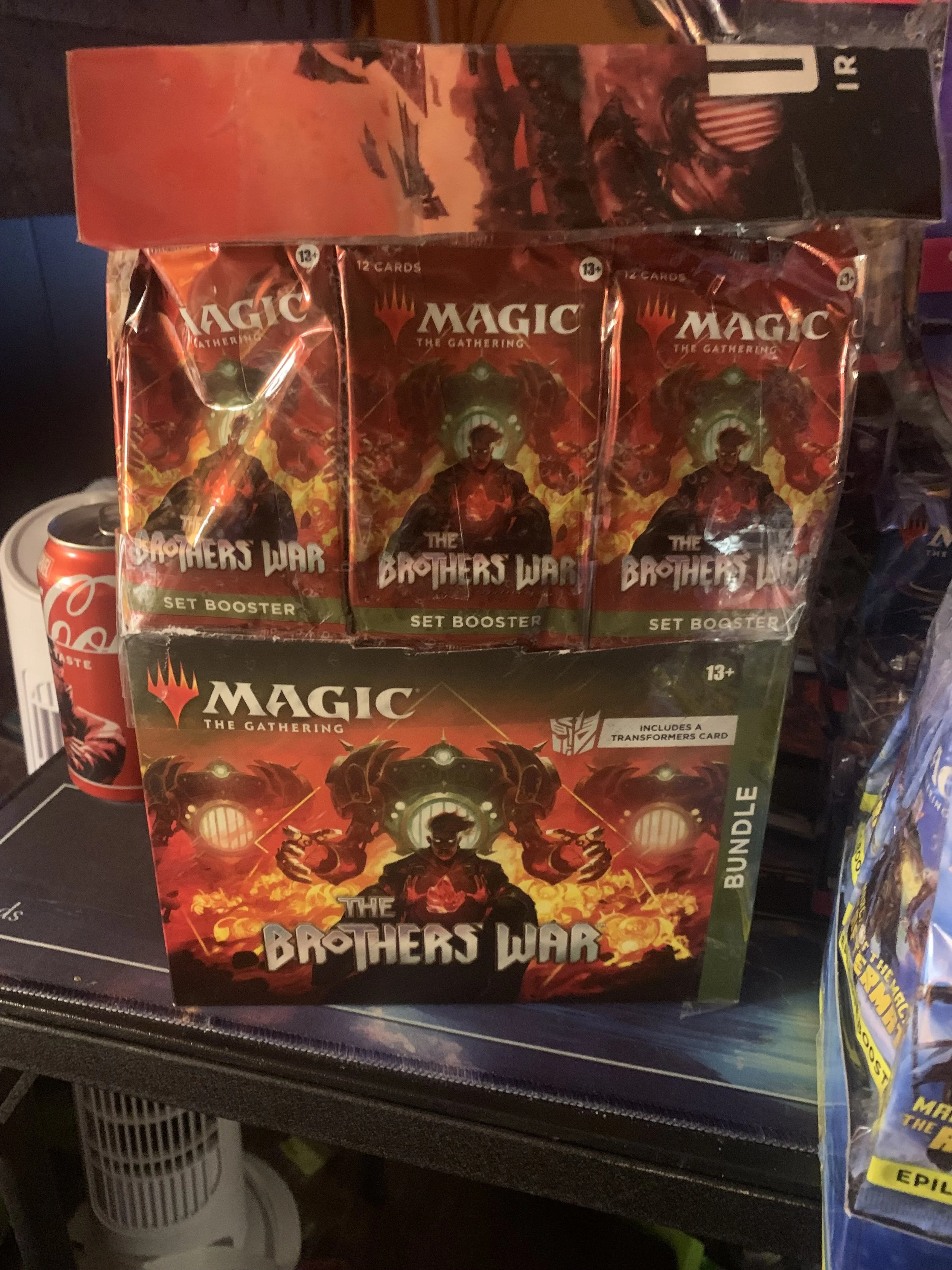 Brother’s War Magic the Gathering upcycled bag