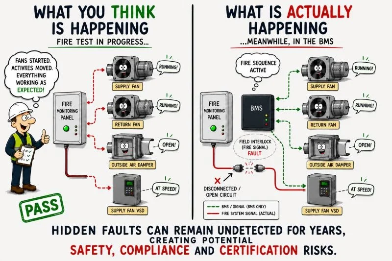 The BMS is not a life safety system