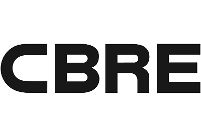 CBRE logo.