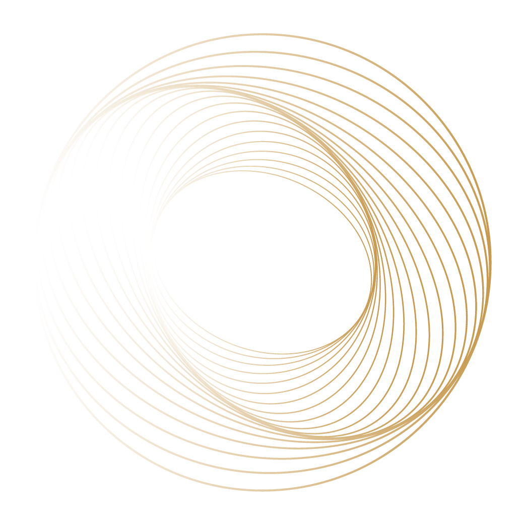 Blurred abstract image with a light gradient and circular design elements.