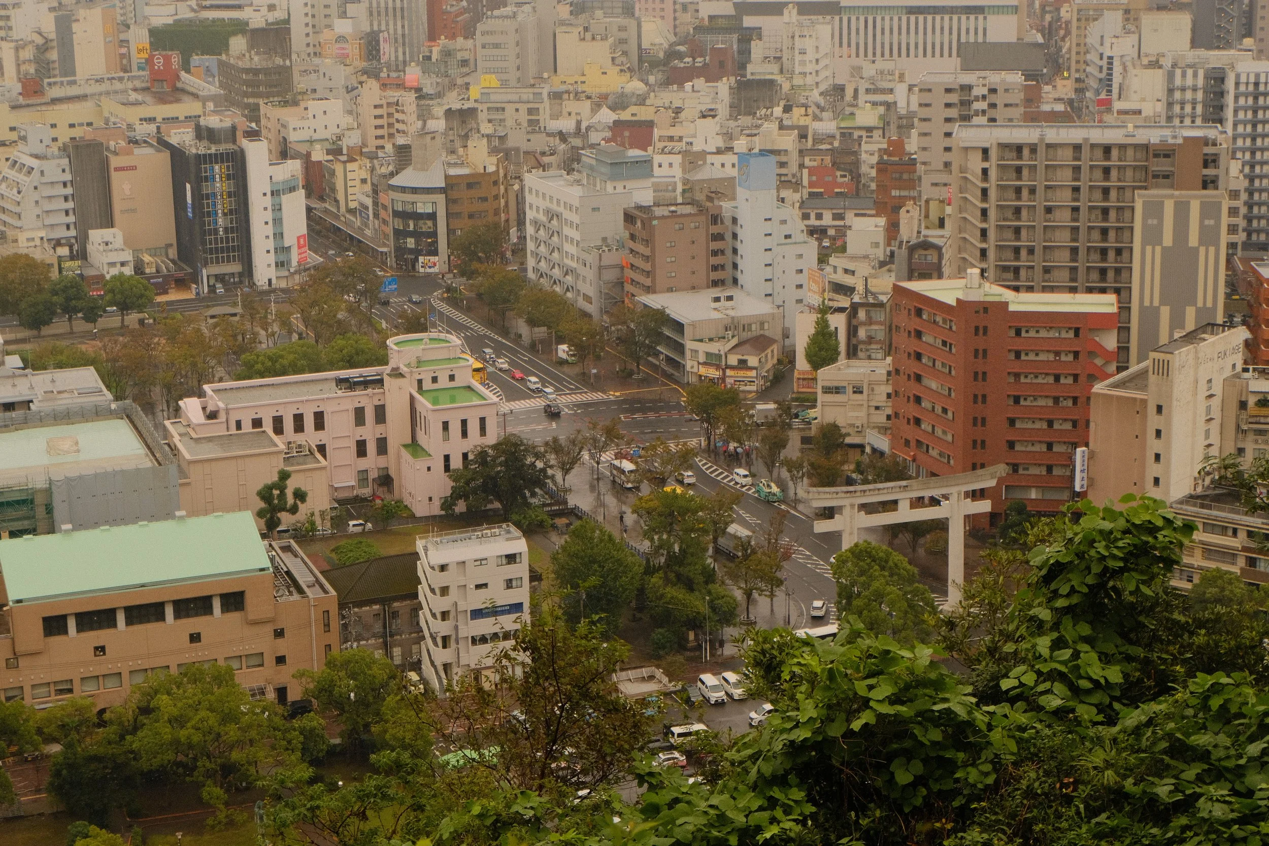 Kagoshima seen from Shiroyama, Japan