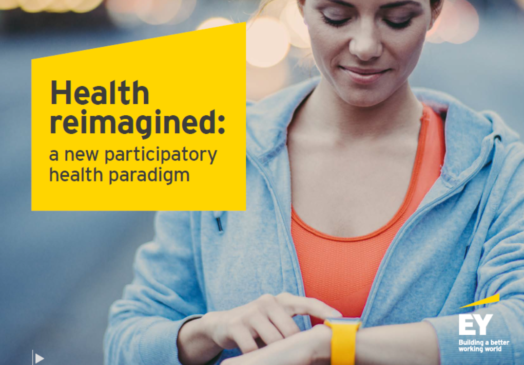 A woman in athletic clothing looking at her smartwatch outdoors during dusk or dawn.