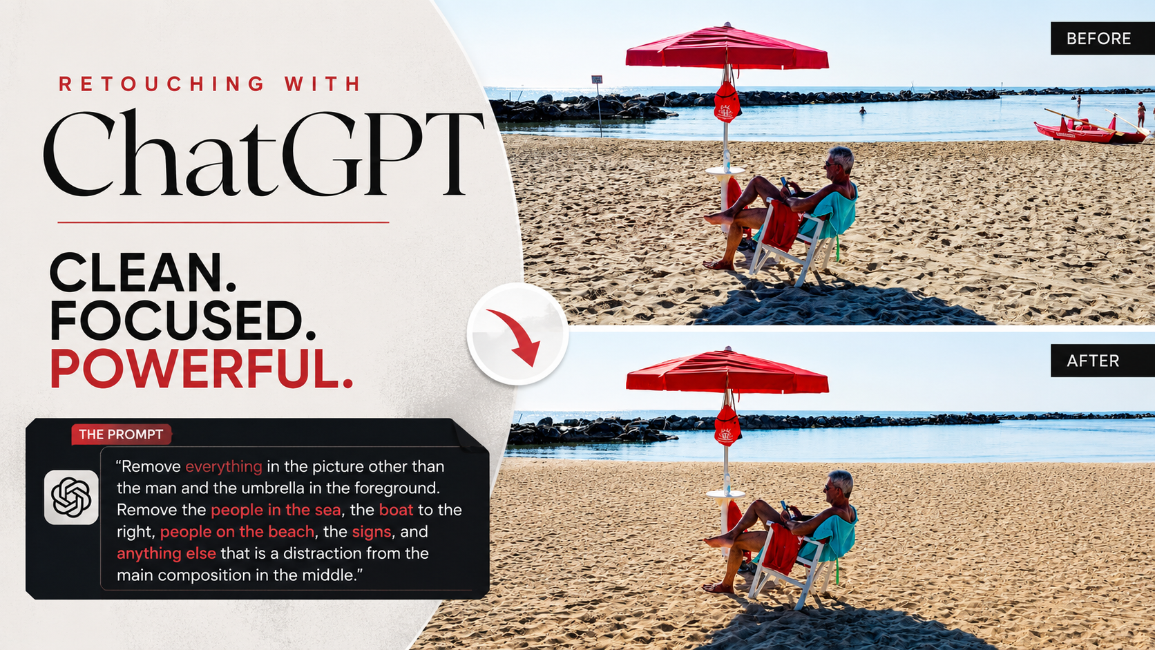 How to Remove People From Photos with ChatGPT | AI Photo Retouching