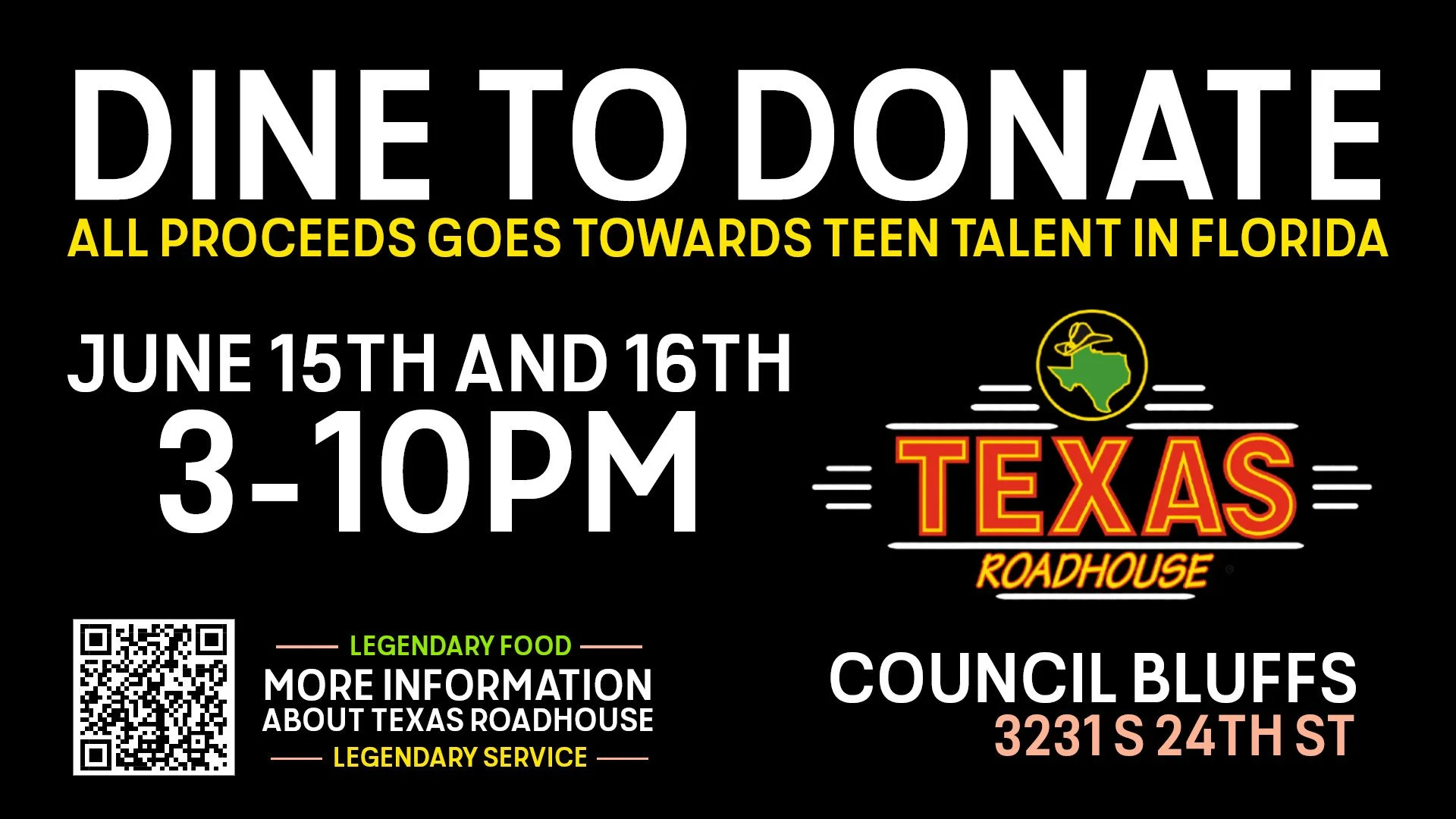 Dine to Donate: Texas Roadhouse
