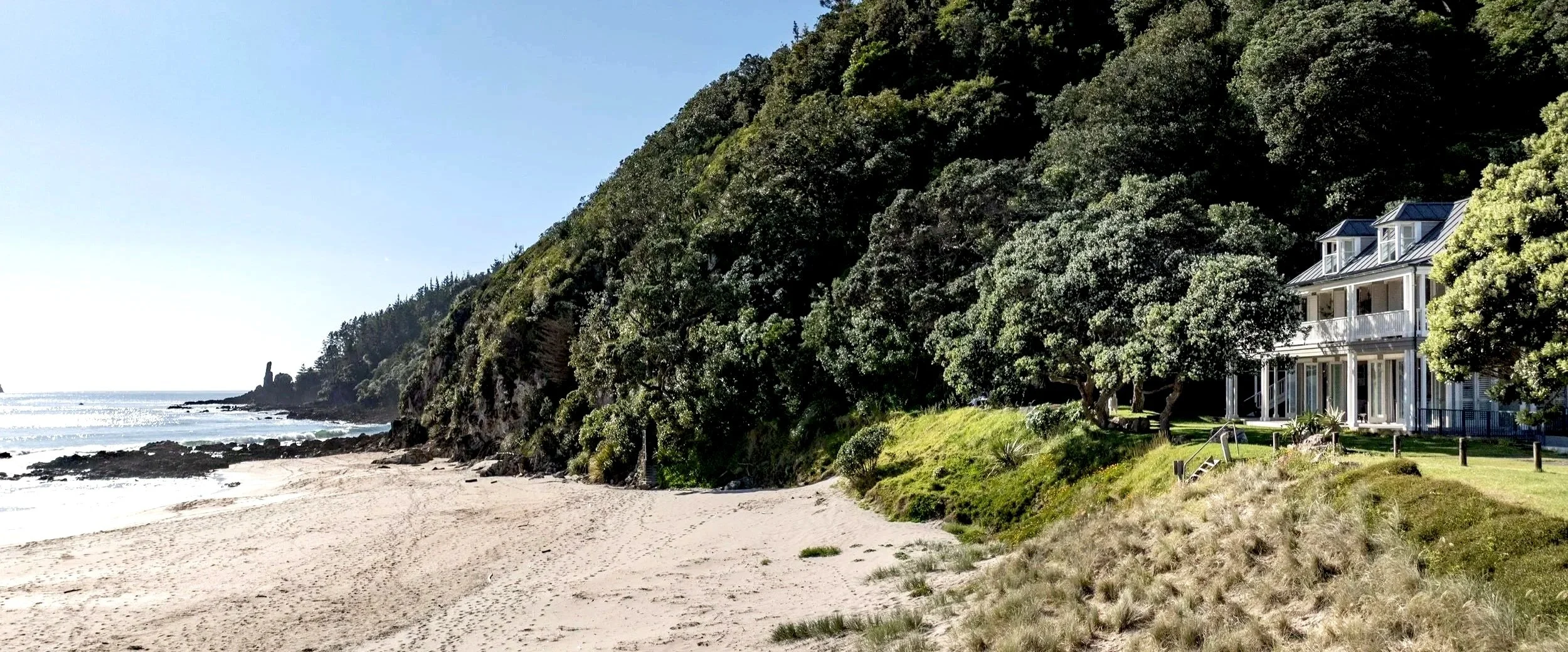 View of beach from Ocean Crest Tairua