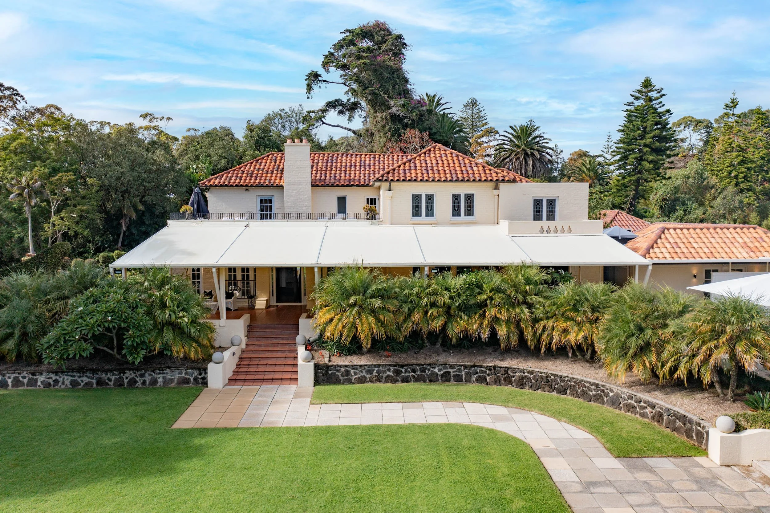 The Terrace & Back of Estate