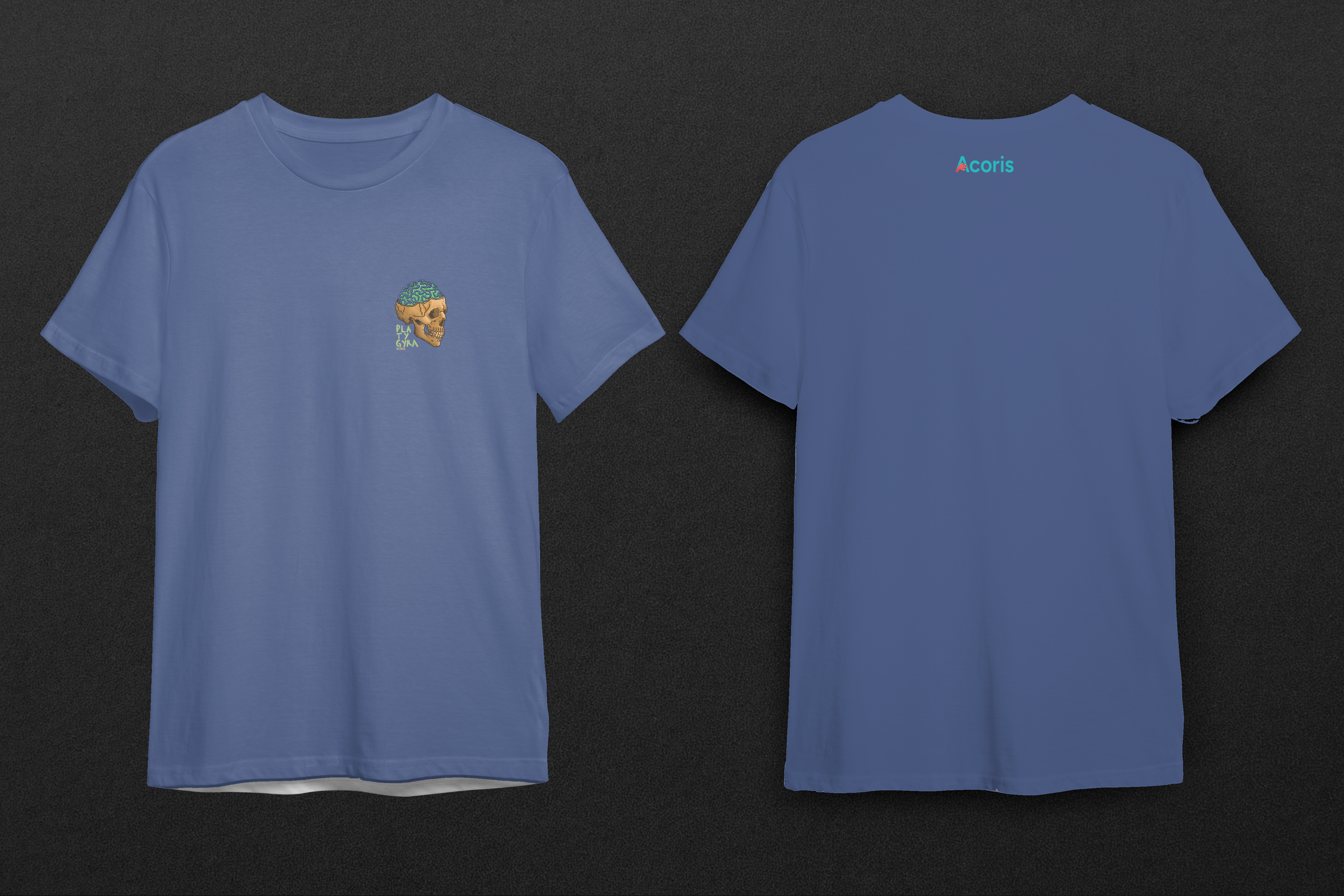 Tshirt Braincoral 2.0-Steel blue.png