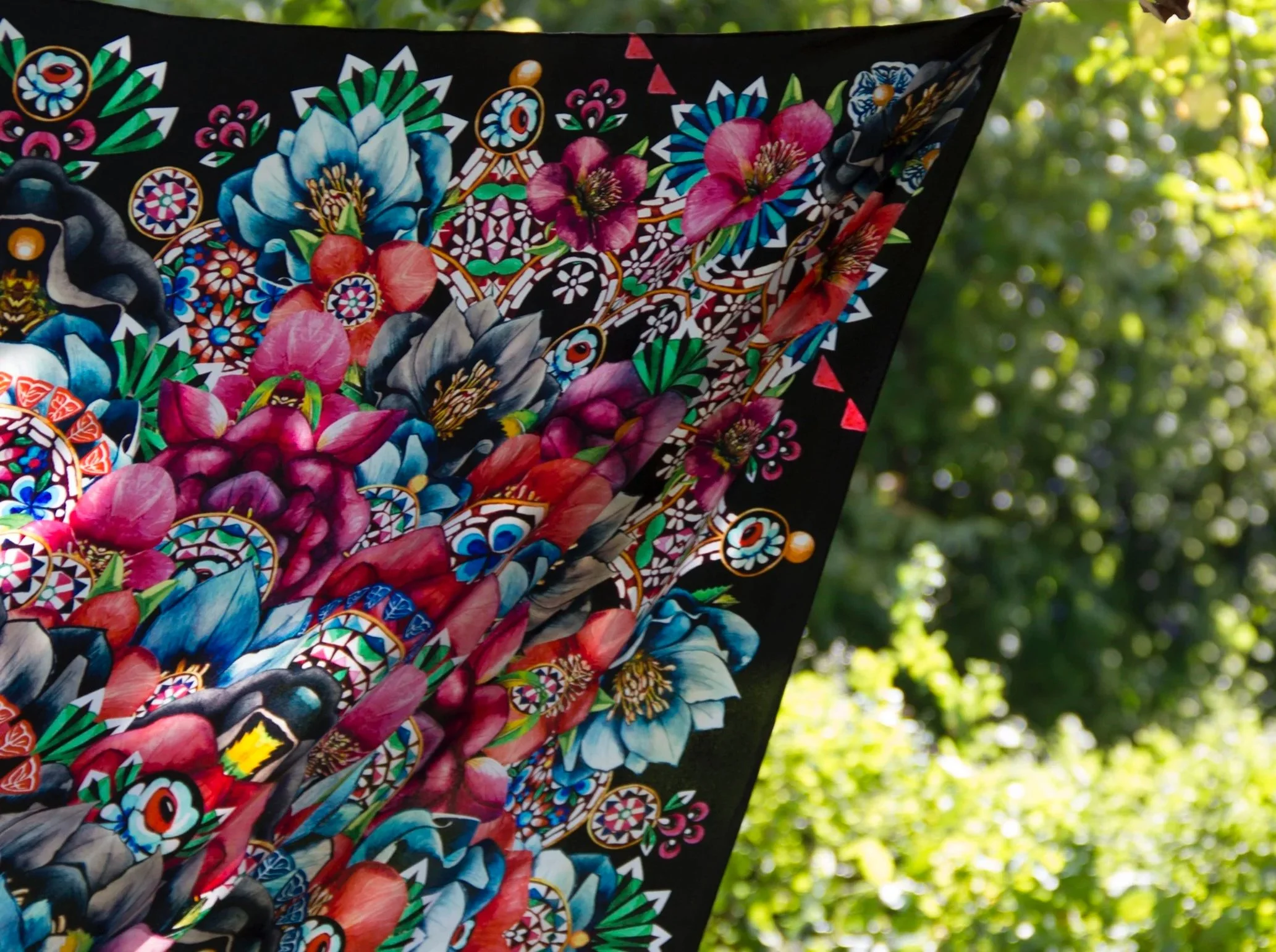 Kaleidoscope foulard