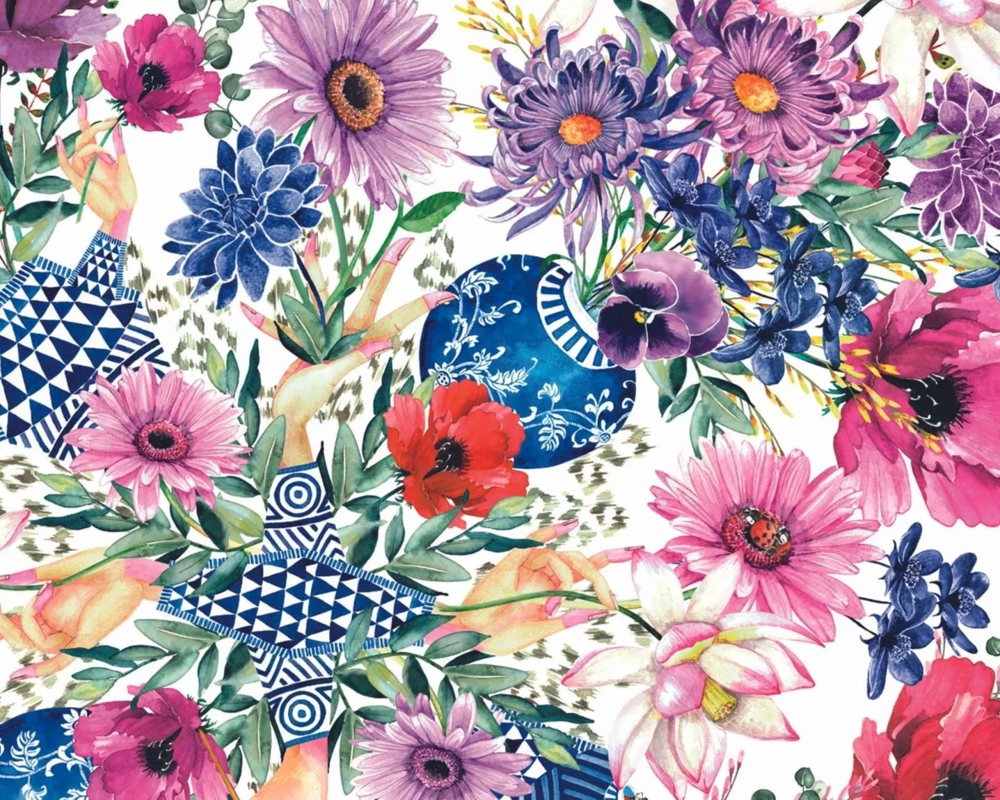 Mazzo di Fiori foulard