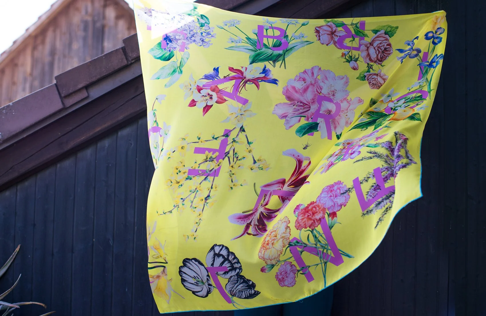 Blumenalphabeet foulard