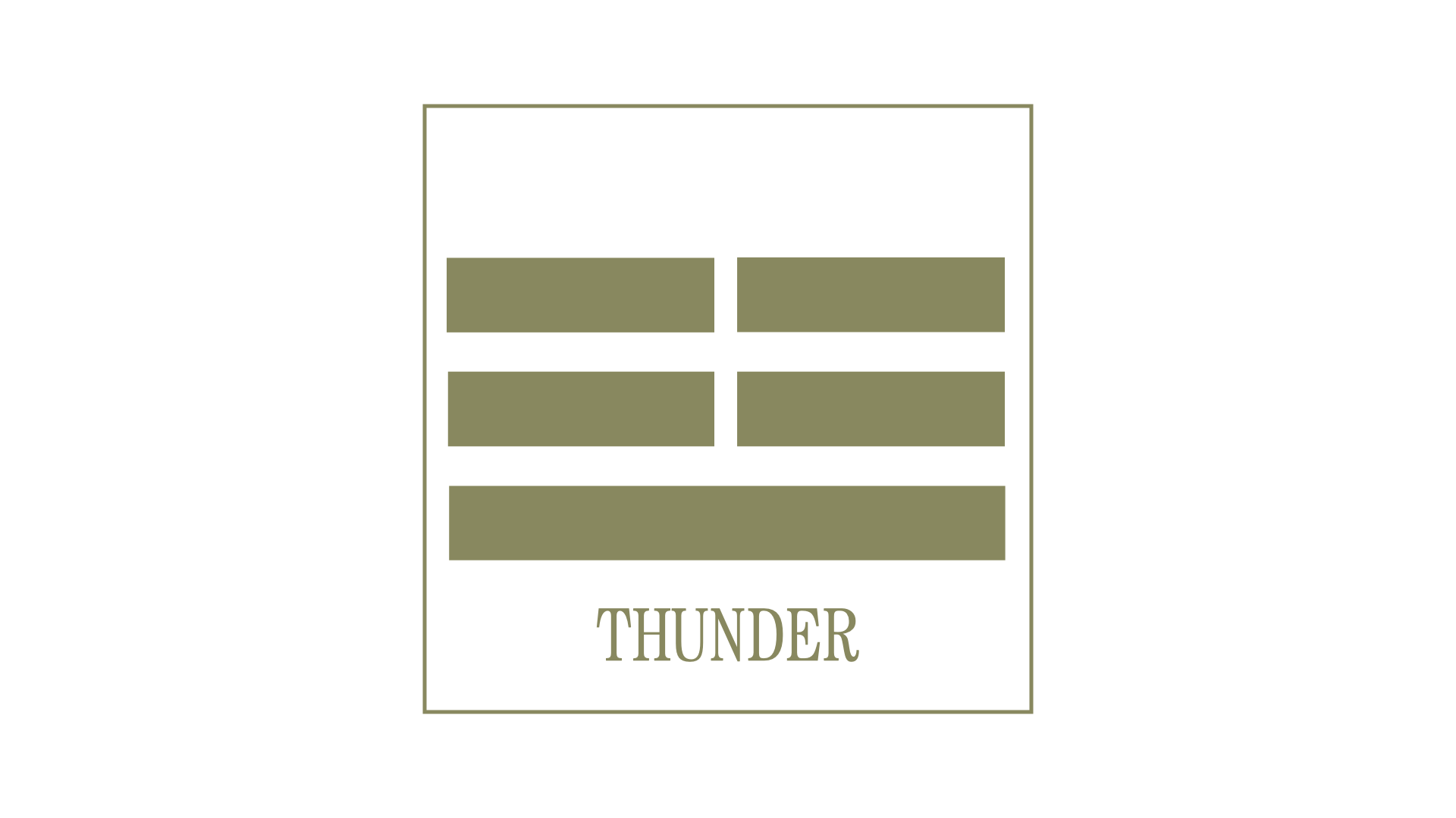 Thunder "Zhen" Trigram