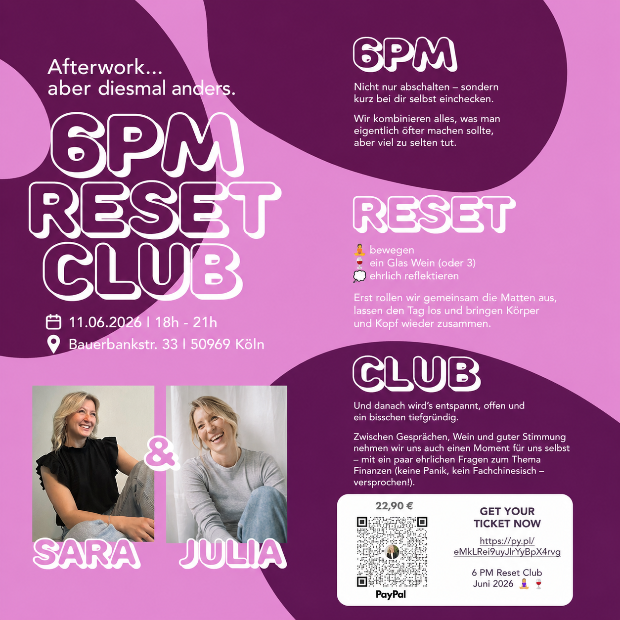 JUNI: 6PM RESET CLUB