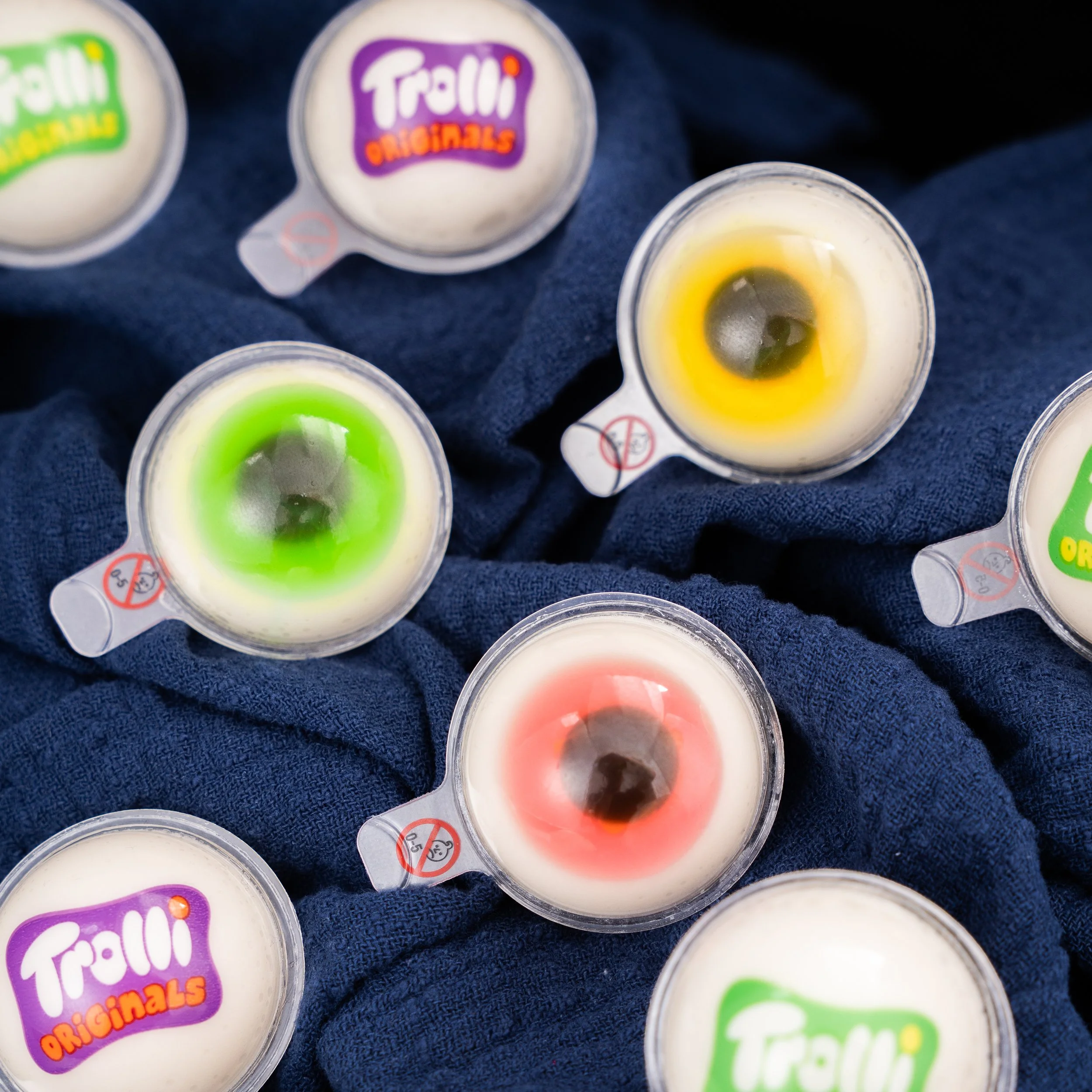 Trolli Fruity Eyeball 3D Gummies with Sour Liquid Filling 18g