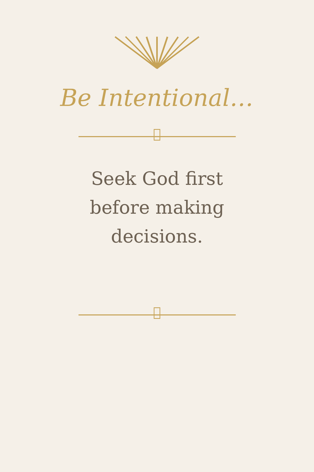 SHE Be Intentional Declaration Cards