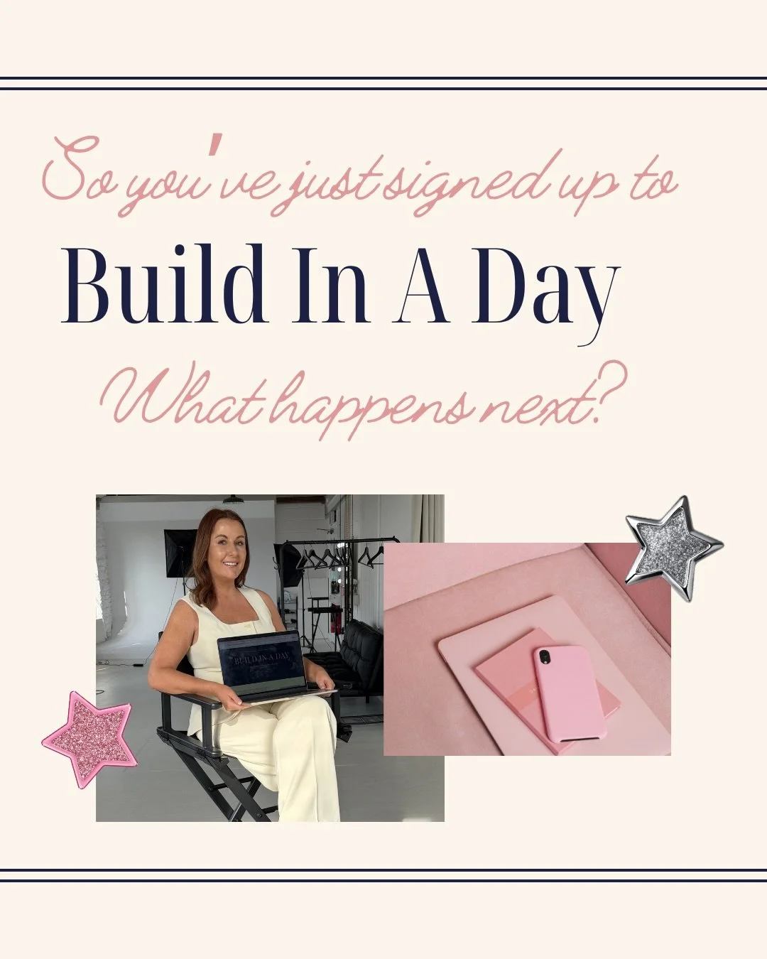 So you&rsquo;ve just signed up for my signature service, Build In a Day ✨💅🏽

Here&rsquo;s what to expect 💖

Comment BUILD to be sent the link &amp; info, spaces limited ✨