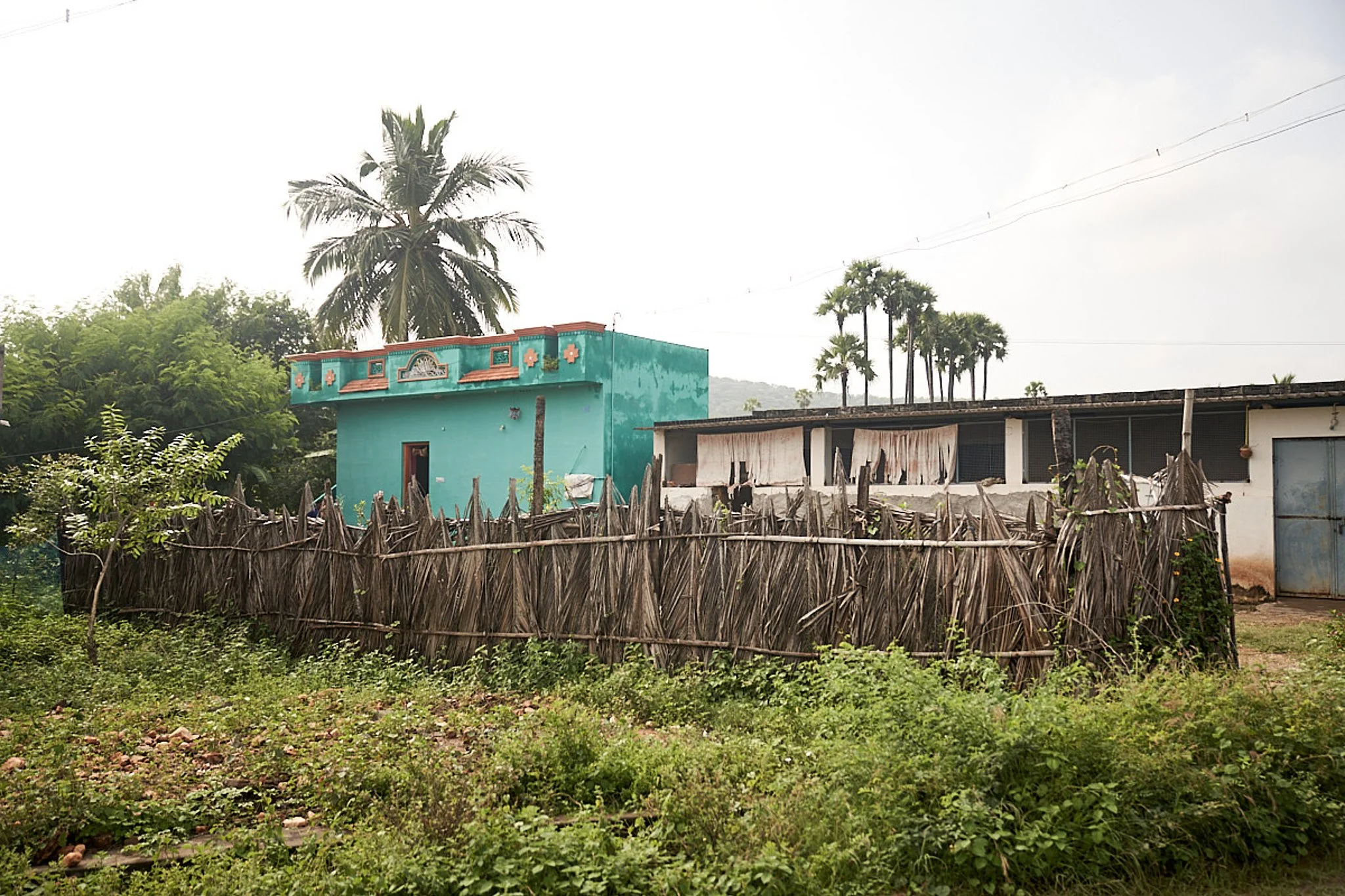 House of a farmer in Erode, Tamil Nadu. Organic cotton farming in South India, particularly in Telangana and Andhra Pradesh, is a growing movement driven by smallholder farmers aiming to escape debt cycles, reduce chemical reliance, and improve soil 