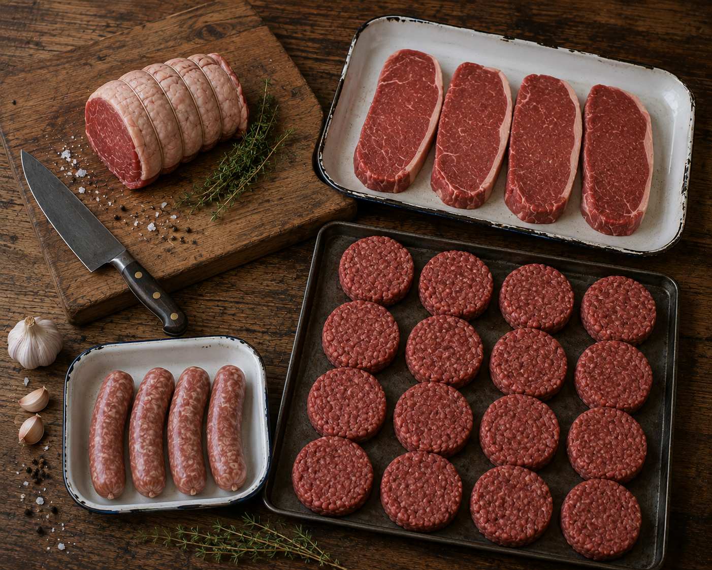 The Family Beef Box - £70 (Pre-Order, Collection 15th September)