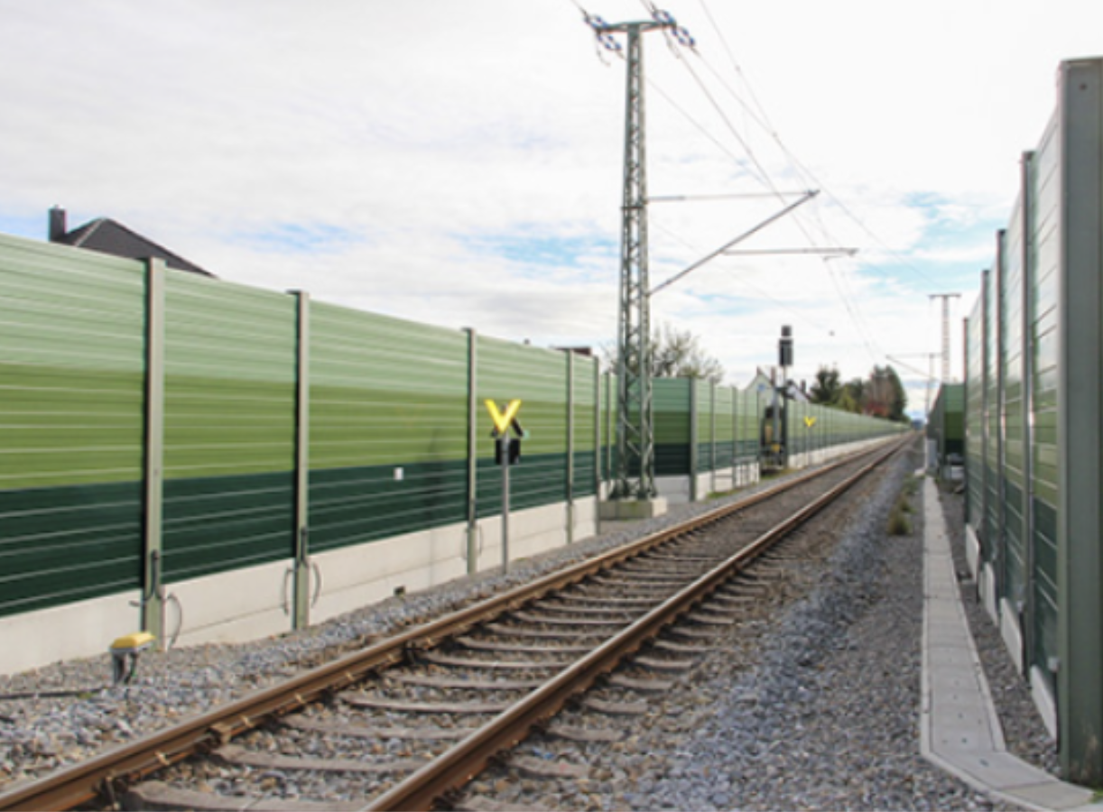 Fünf Lärmschutzwände in Ochsenfurt – DB-Strecke 5321