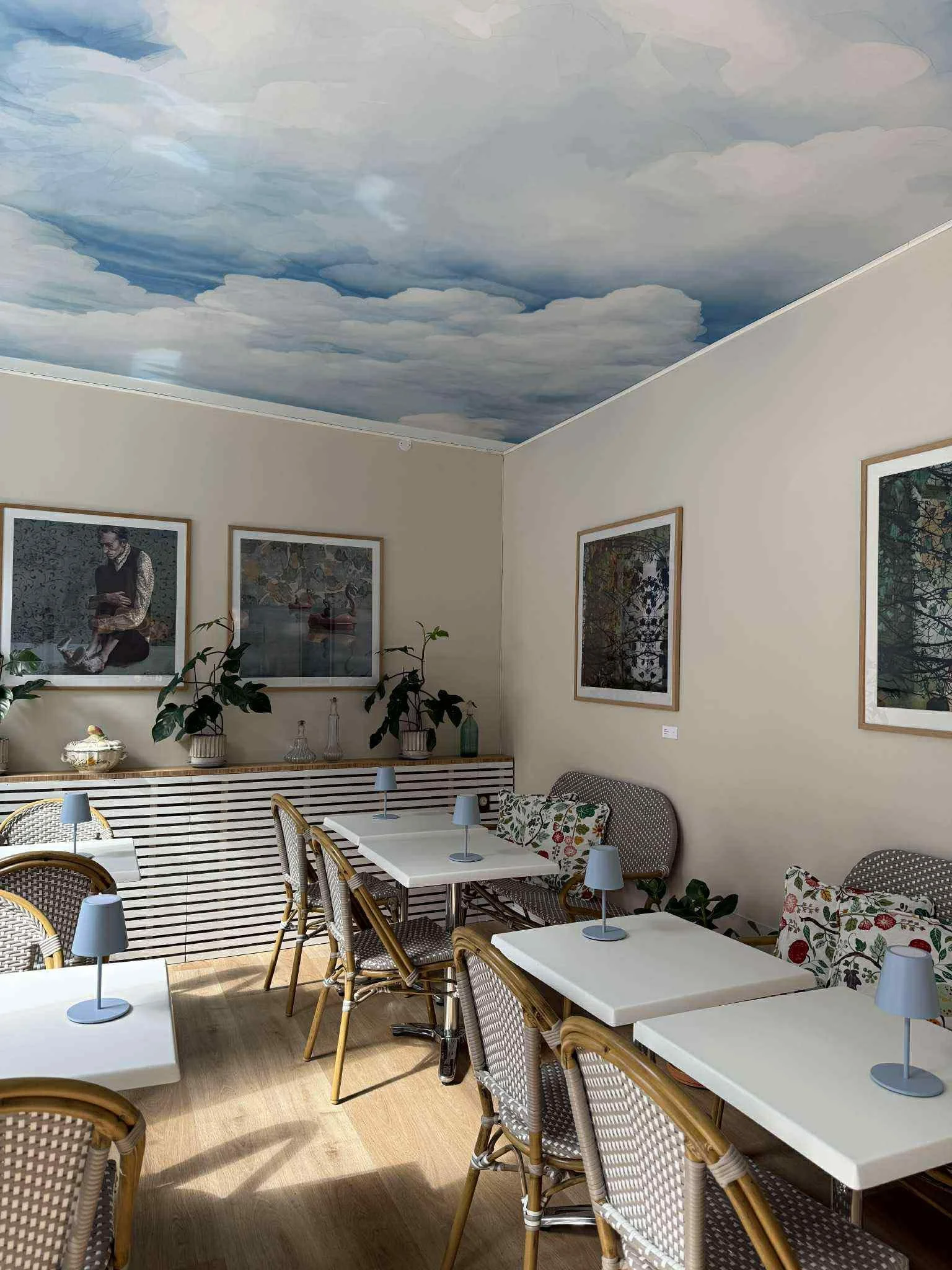 Café himmelblå i Faaborg