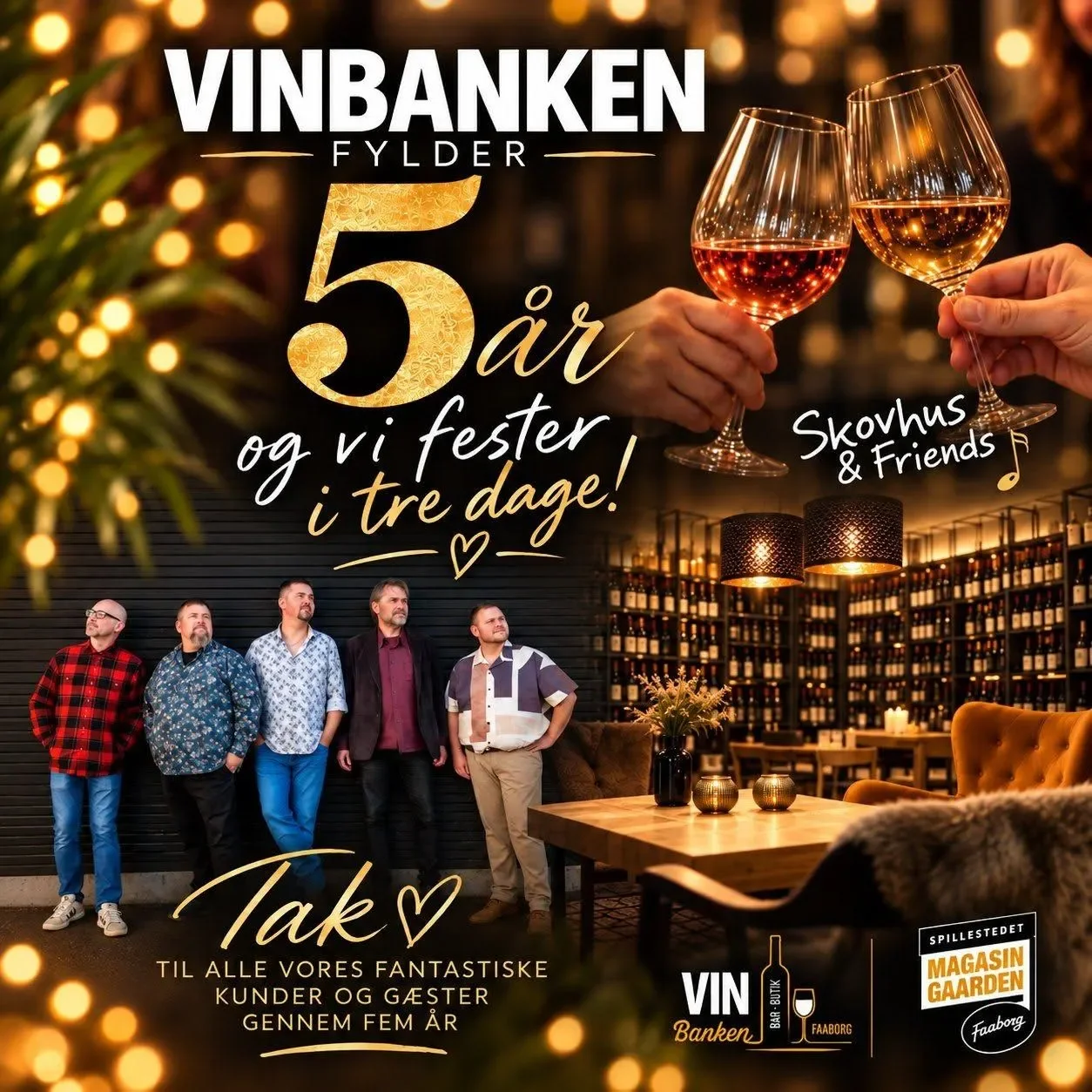 Vinbanken fylder 5 år