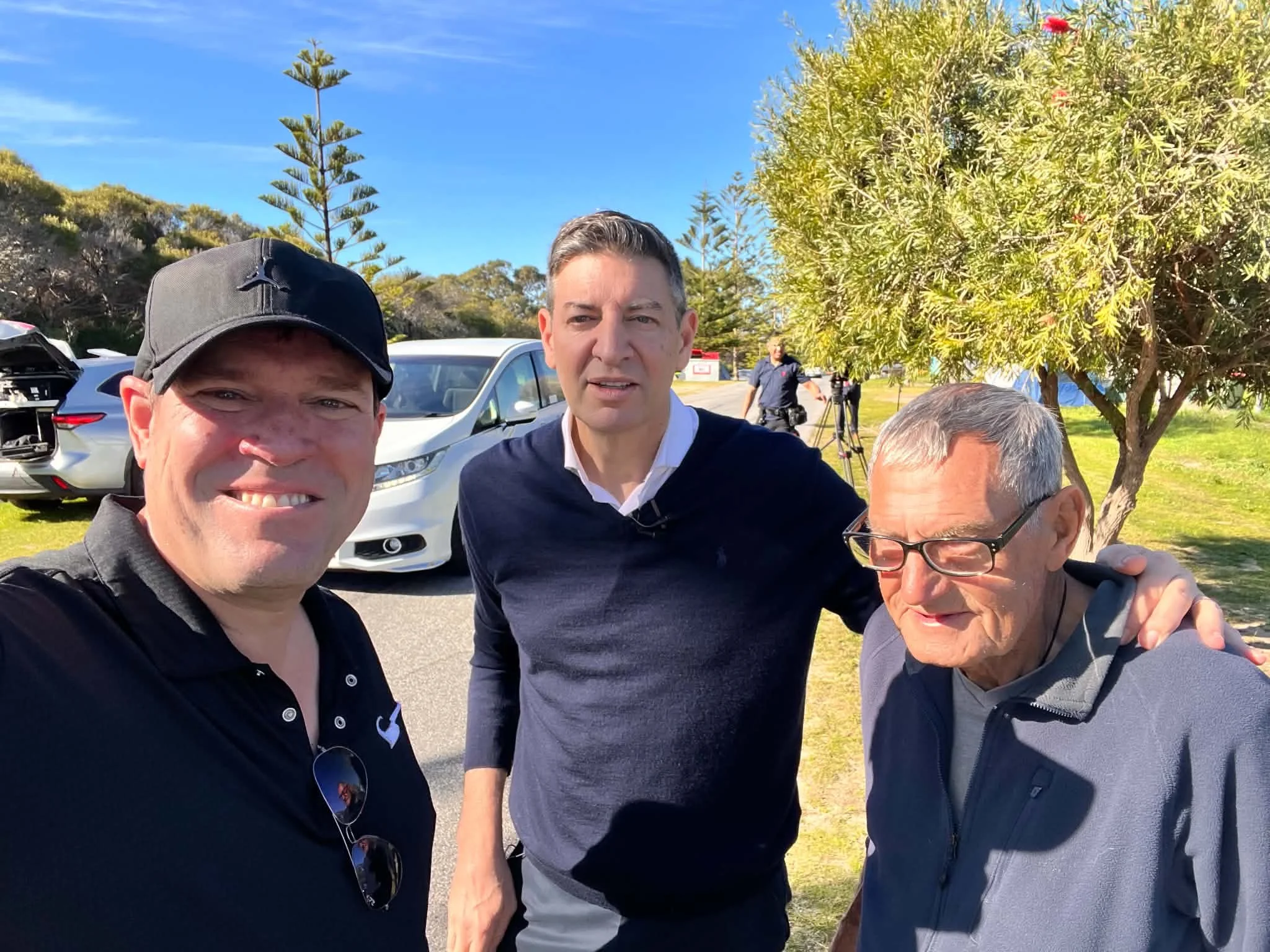 EXCLUSIVE: WA Liberal Leader Basil Zempilas Visits Homeless Families on Memorial Drive