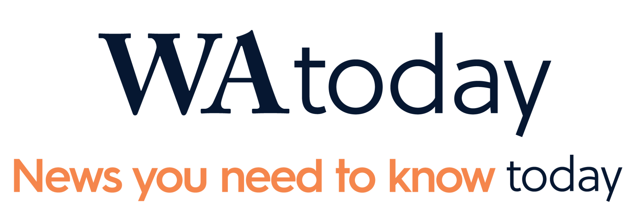 The WA today logo, with 'News you need to know' in orange and 'today' in black.