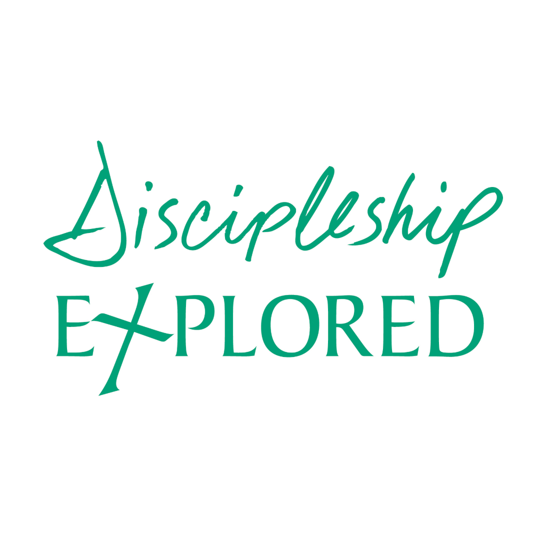 Text reading 'Discipleship Explored' in stylized font.