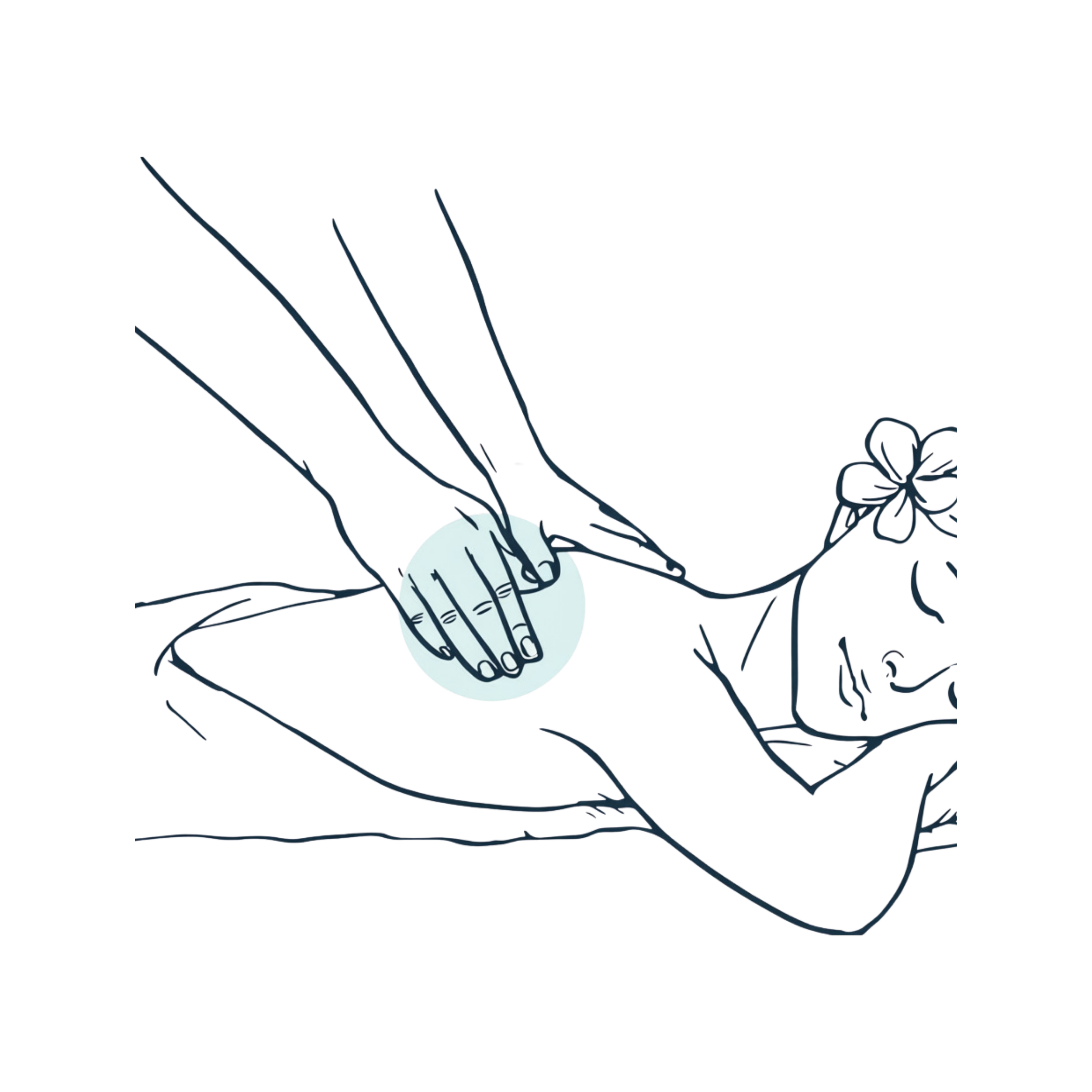 Une illustration stylisée de deux mains, une tenant une balle blanche et l'autre avec un ruban rouge, évoquant un geste artistique ou symbolique.