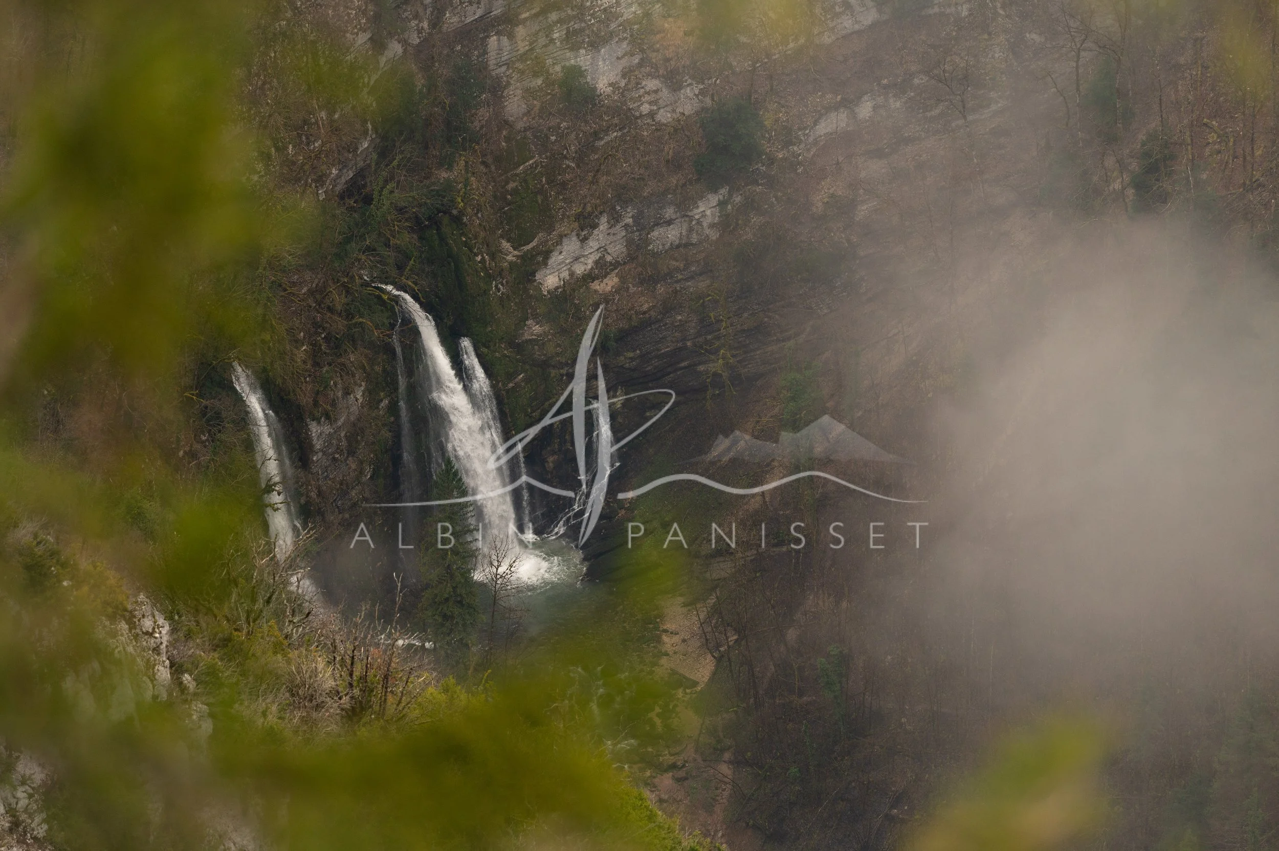 Cascade du Flumen - Depuis les Grès
