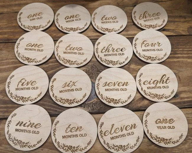 Monthly Milestone Markers