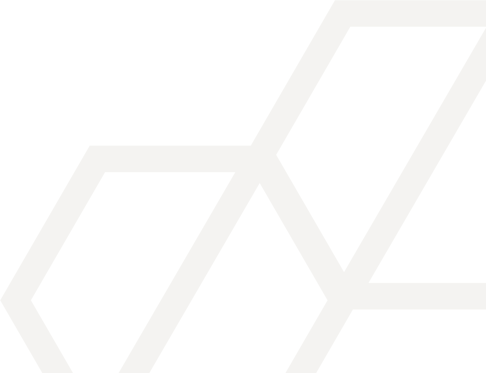 Black and white geometric pattern with overlapping hexagons and lines.