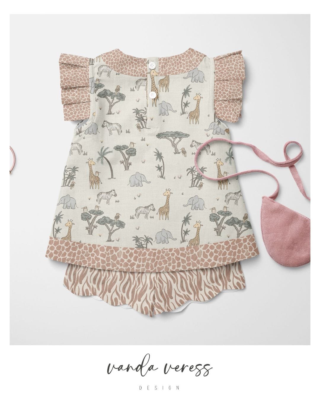 The Safari Animals collection was designed to translate beautifully across both nursery interiors and baby clothing 🧸