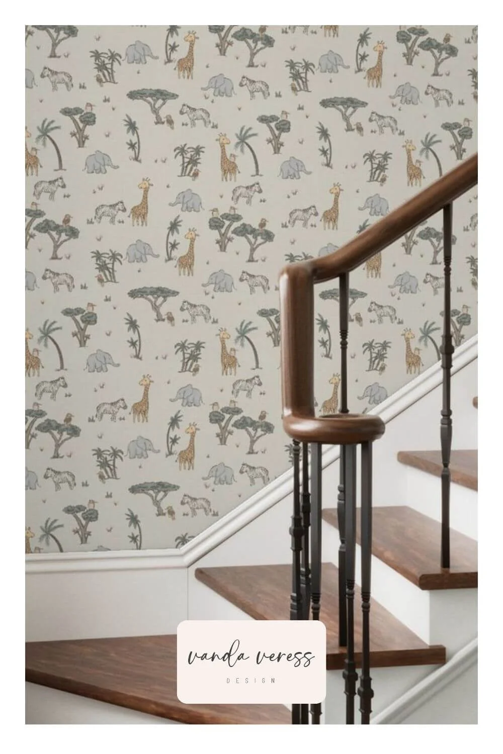 Safari Animals Wallpapers for Walls available on Spoonflower.jpg