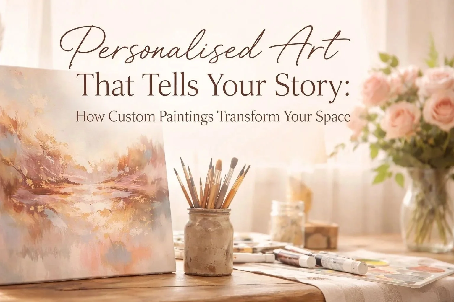 Personalised Art That Tells Your Story: How Custom Paintings Transform Your space