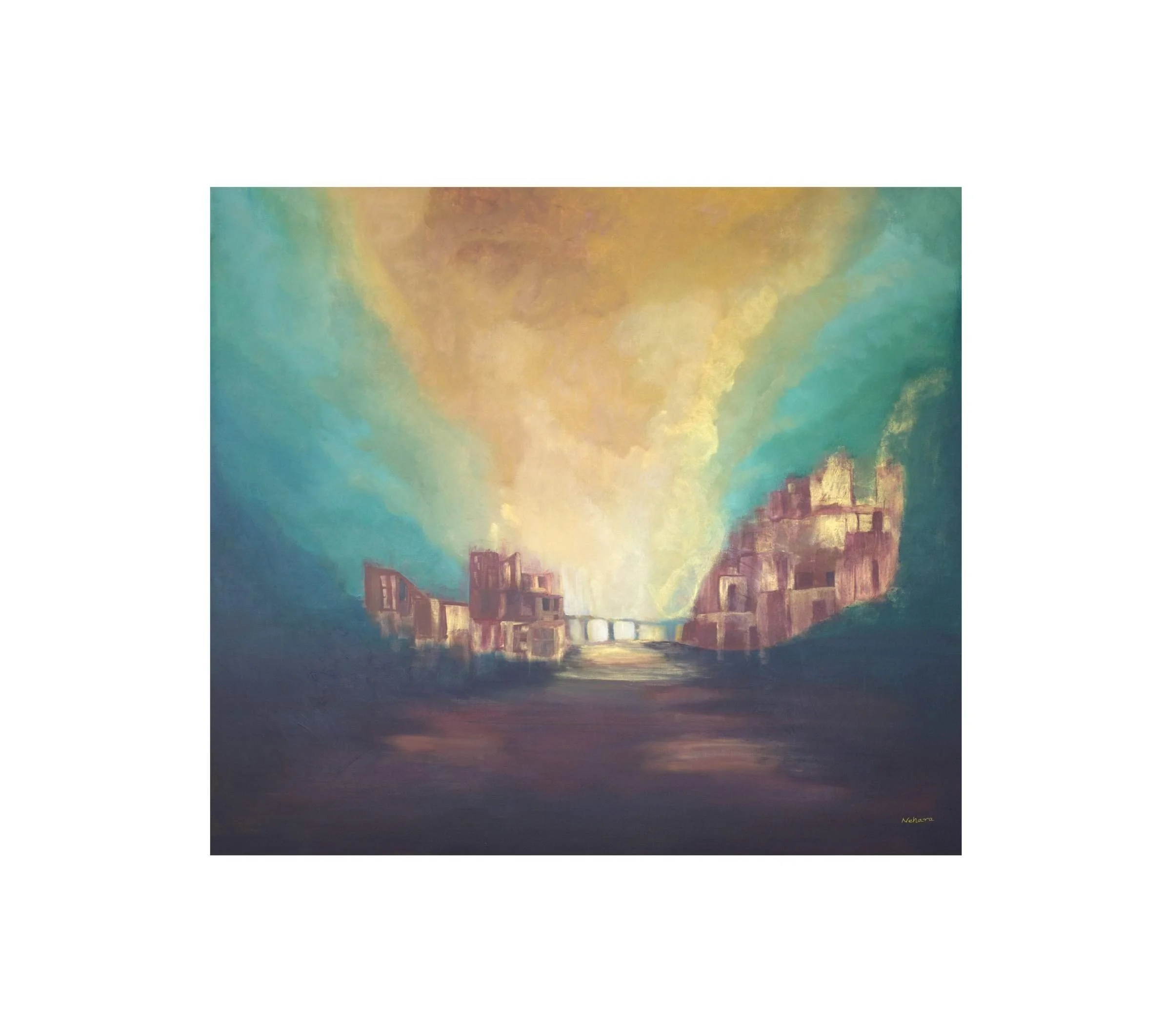 WHERE LIGHT BEGINS Original Acrylic Painting