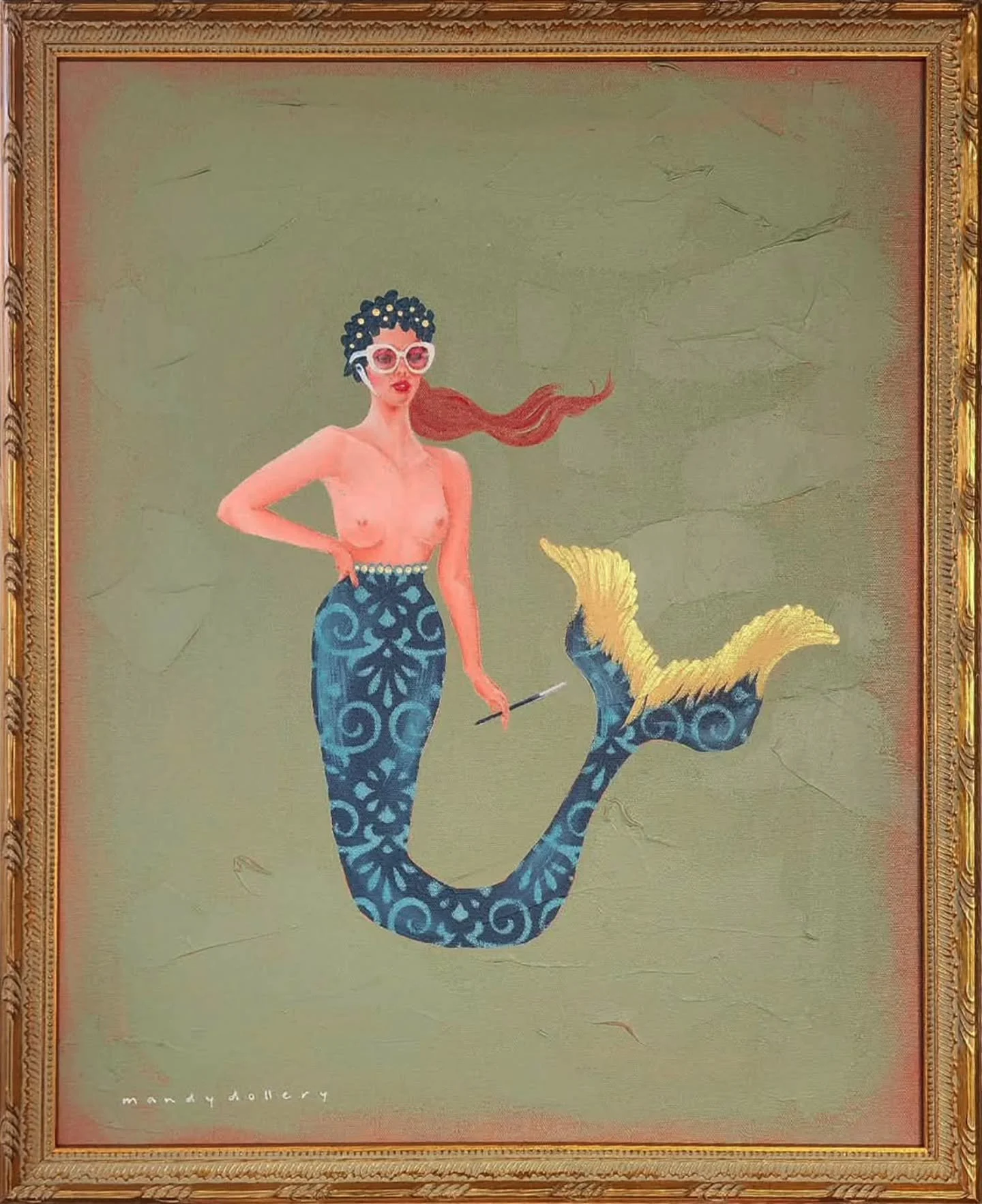 || SOLD ||
This has gone to a very special collector. I have received the most lovely DM from her and it filled my heart. Thank you so much for sharing your story about why you were drawn to her. This is why I love what I do!

'Smokin Hot' was create