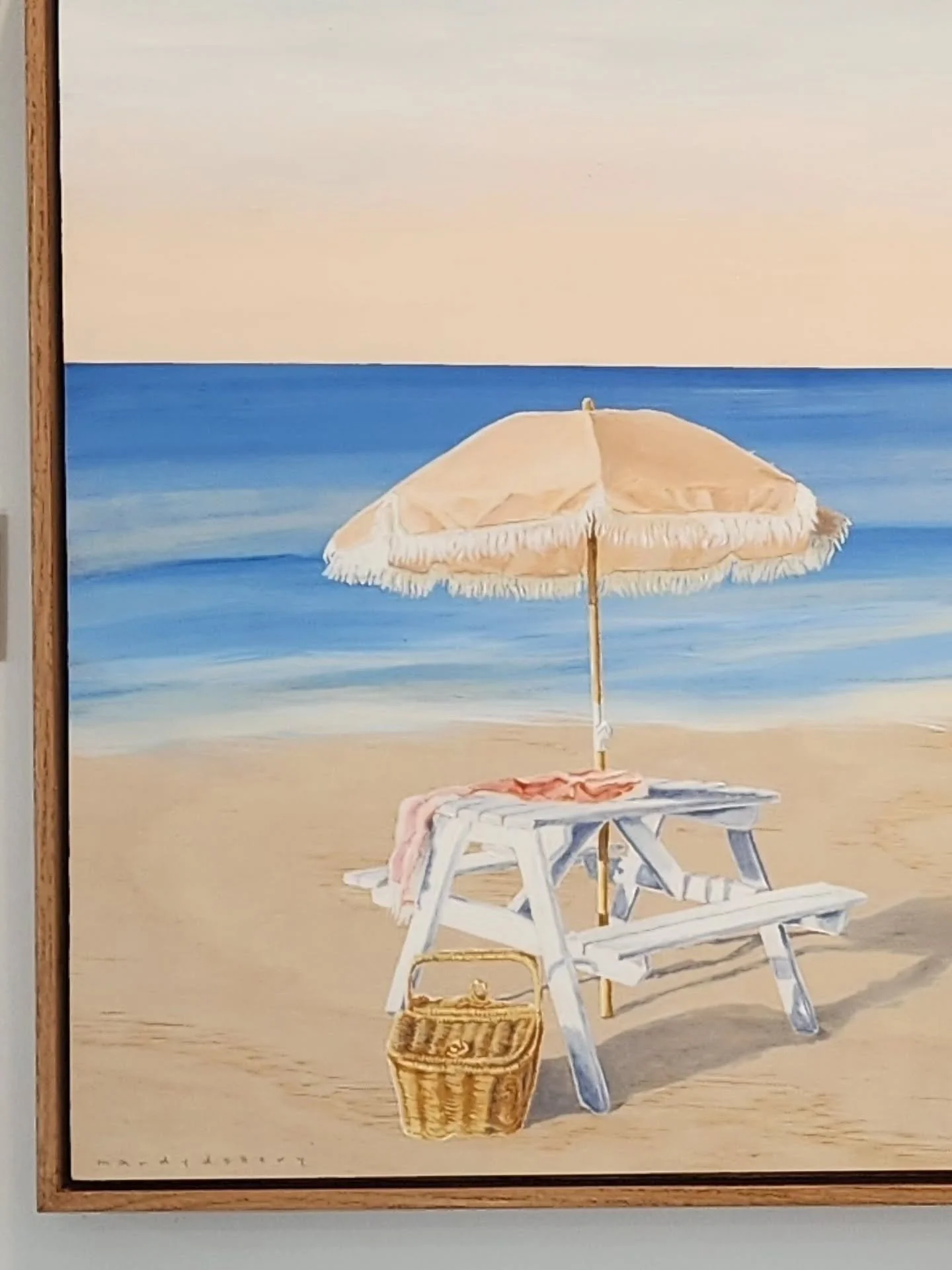 Have you ever wondered what artists do with paintings that don't sell during their exhibitions?

'Picnic at Lammermoor' is one of my favourites so this one I'll happily hang on my wall to enjoy (until it sells on my website - which won't be happening