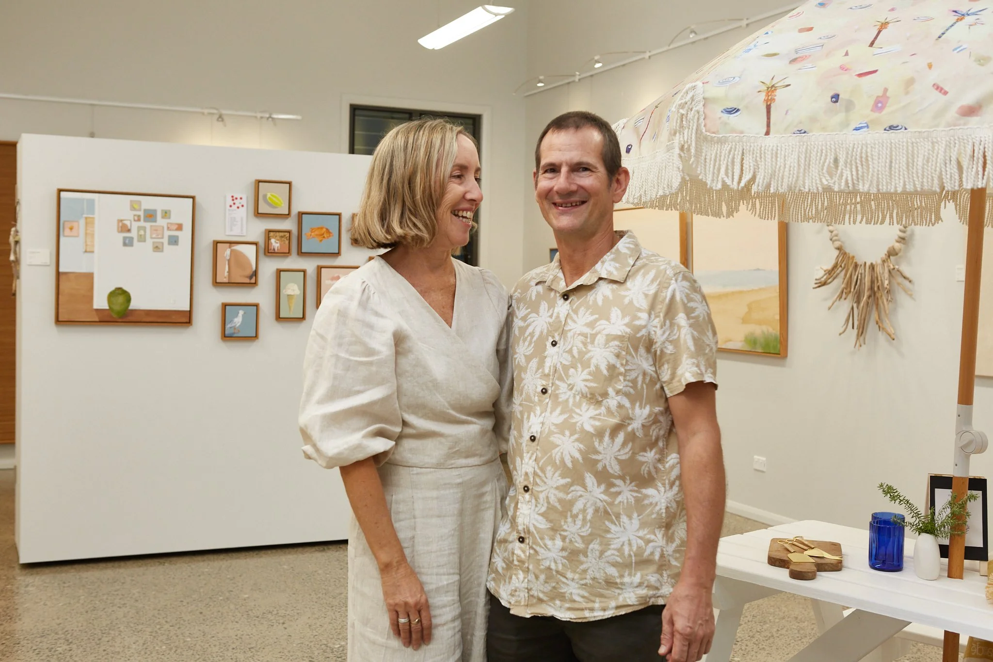 My partner Pete, owner of Framed in Cooee