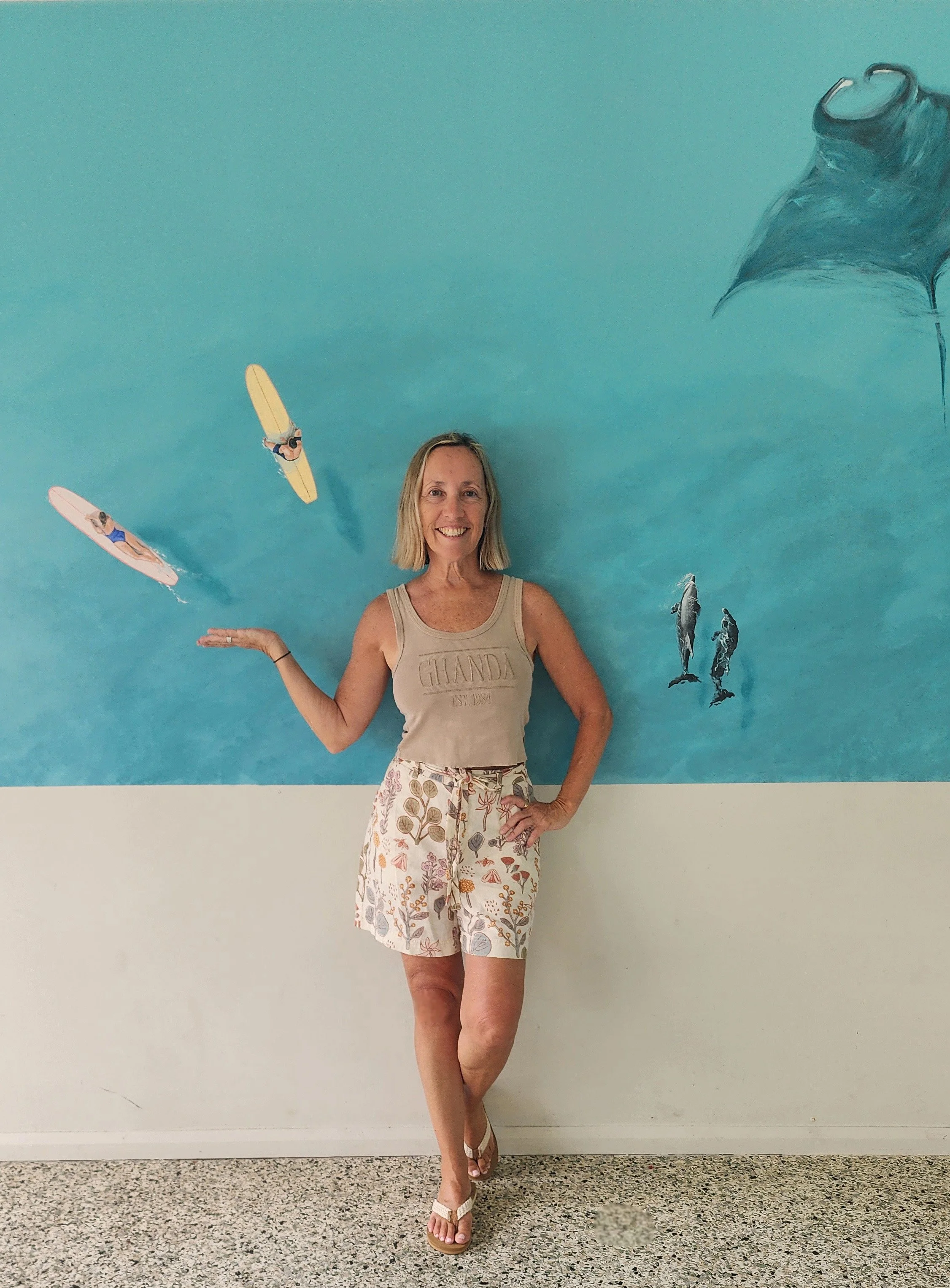 Mural for Beaches on Lammermoor Appartments 