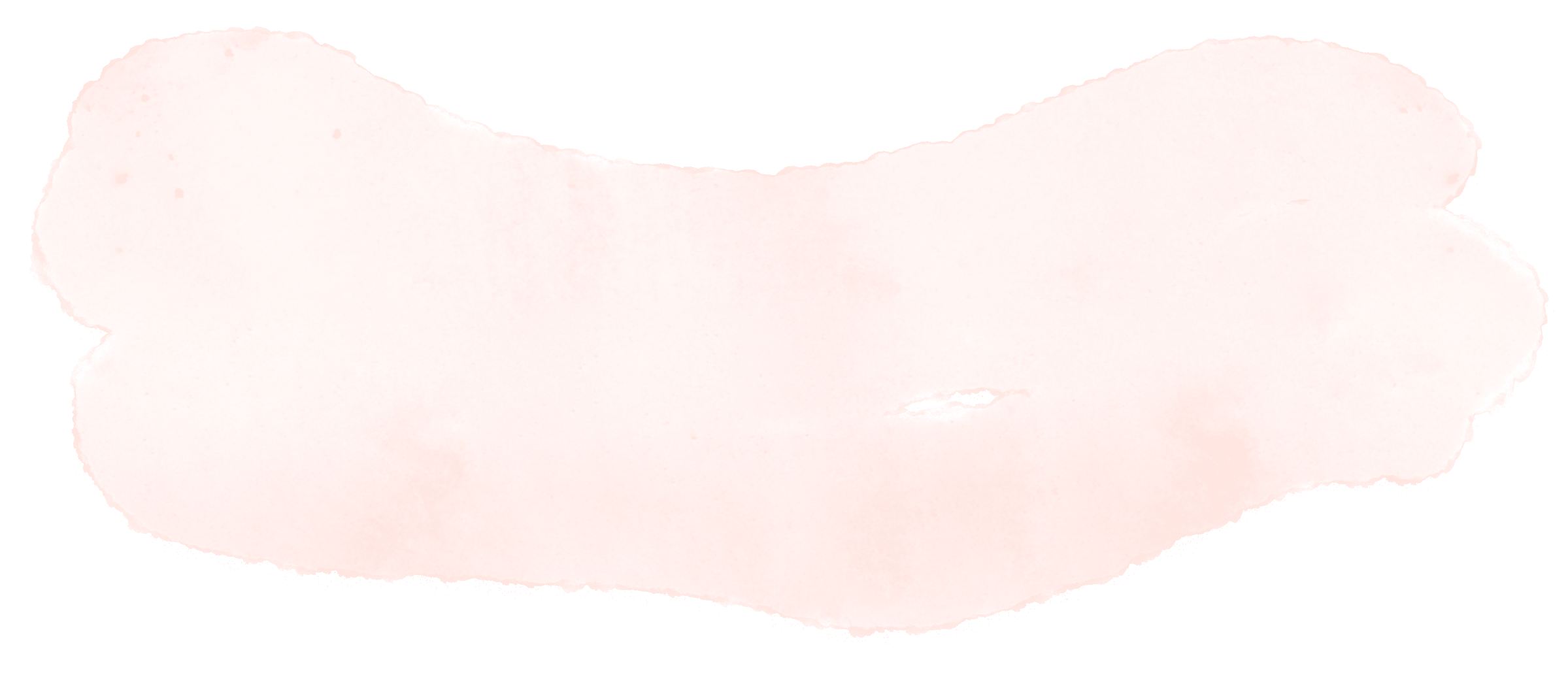 Tache de peinture rose pâle en aquarelle