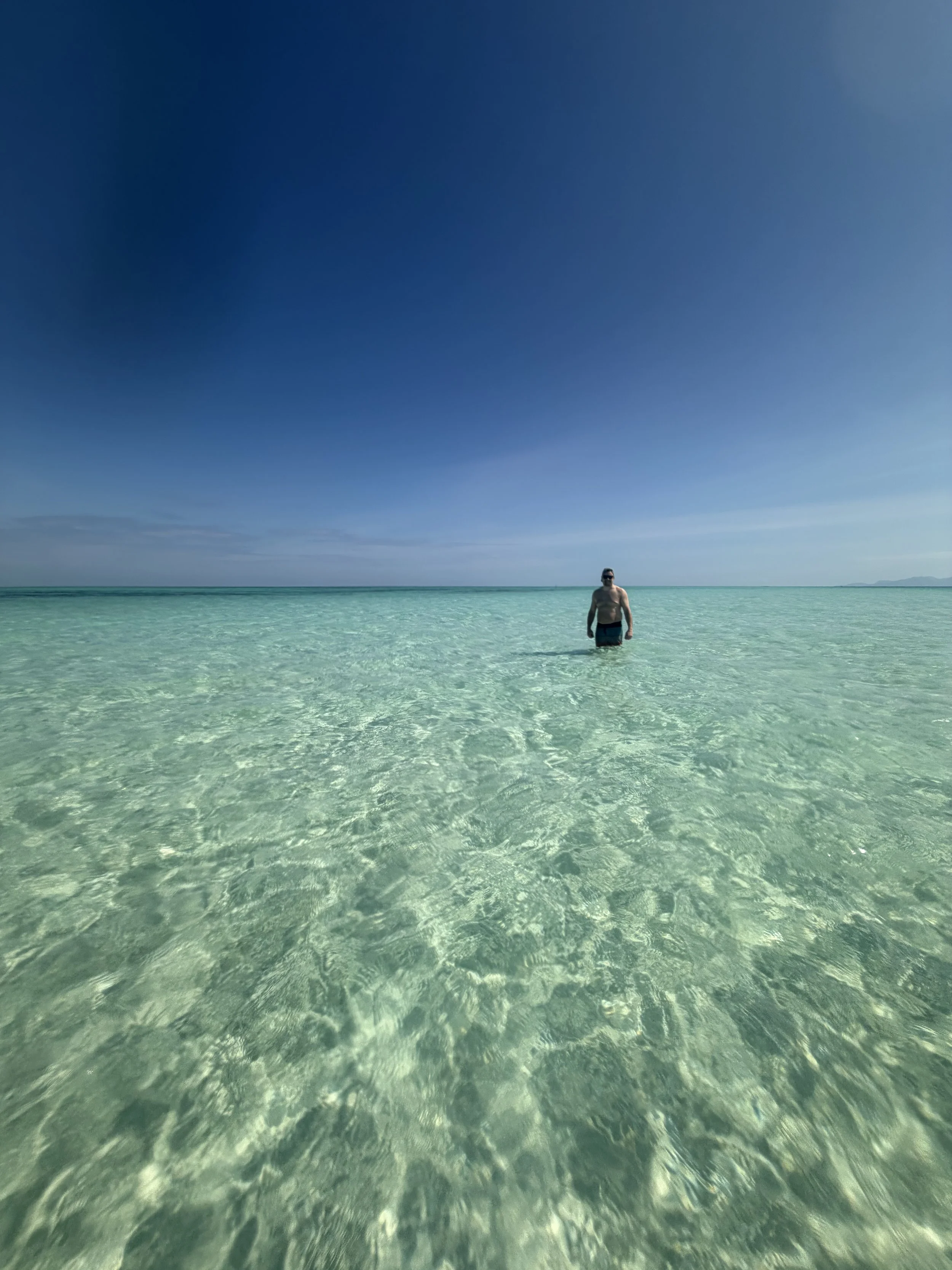 The sandbar I couldn't film from above