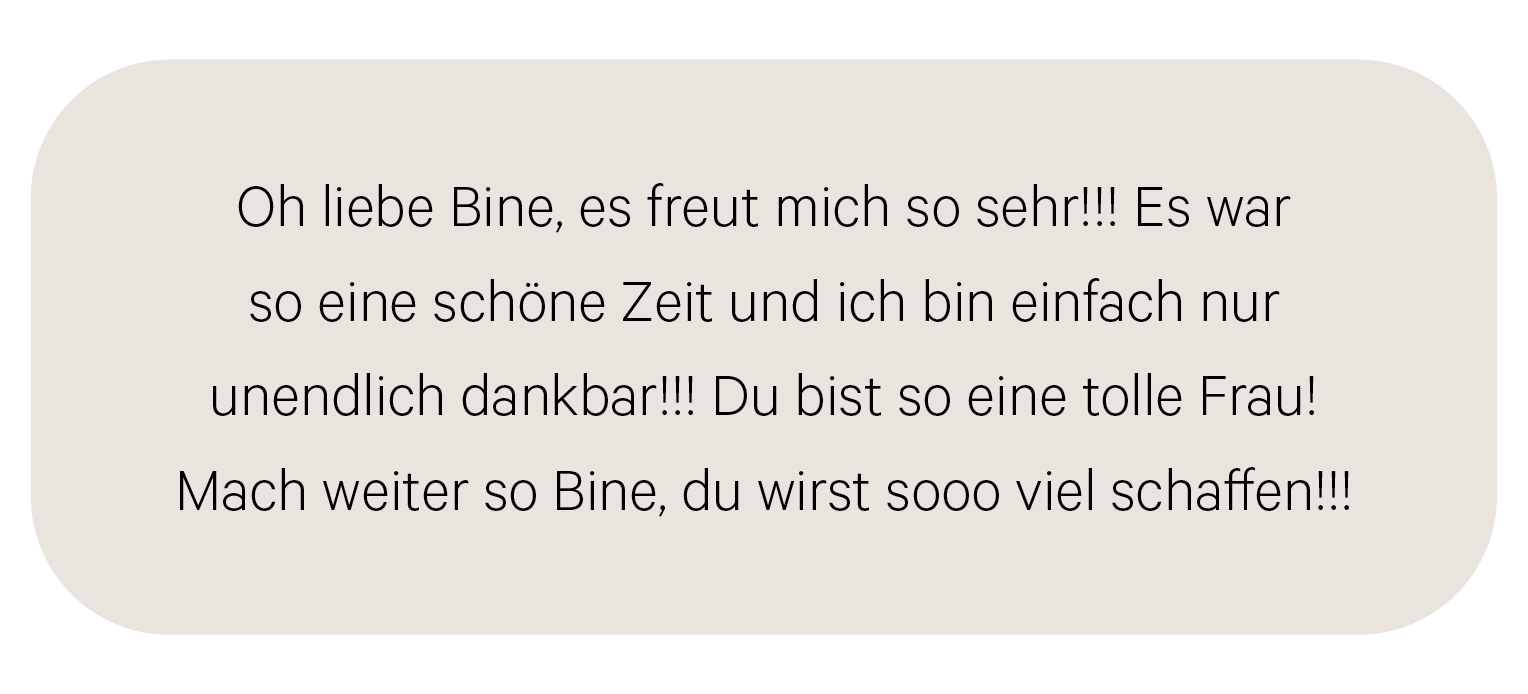 Kundenstimme über Yoga und achtsame Körperarbeit bei Rasatma in Salzburg.