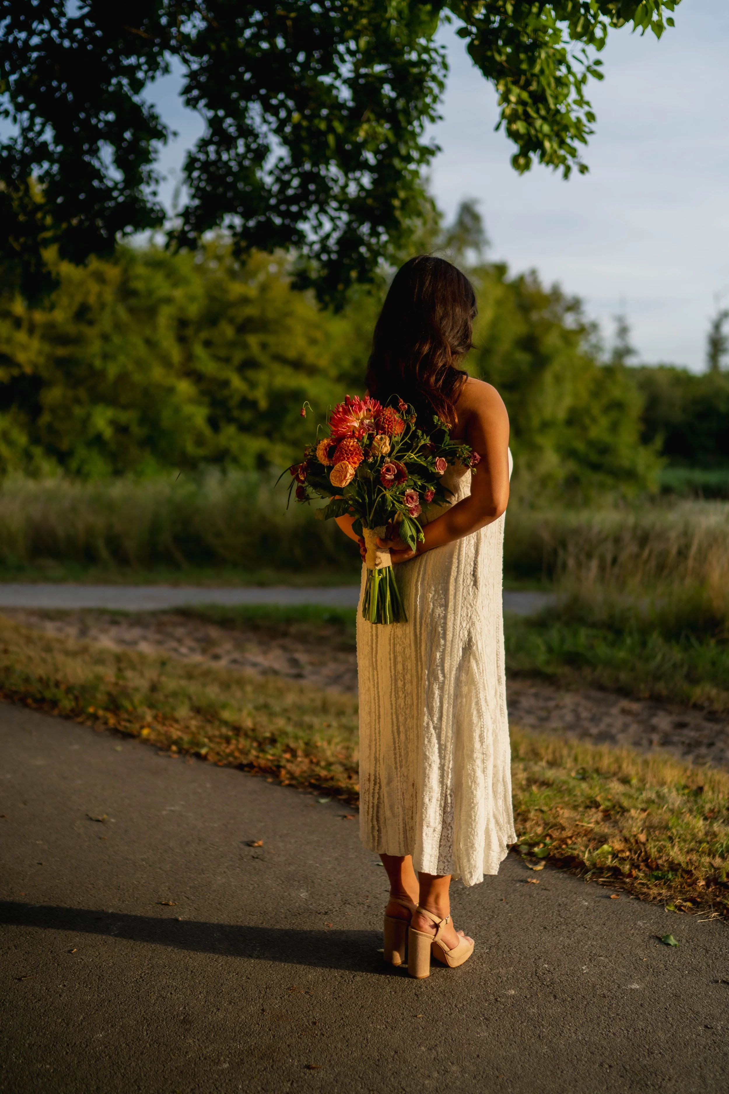 Styled bridal bouquet, editorial floral design, MK Floral Atelier.