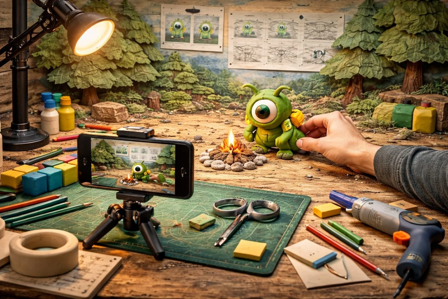 Stop motion workshop Cachet vzw
